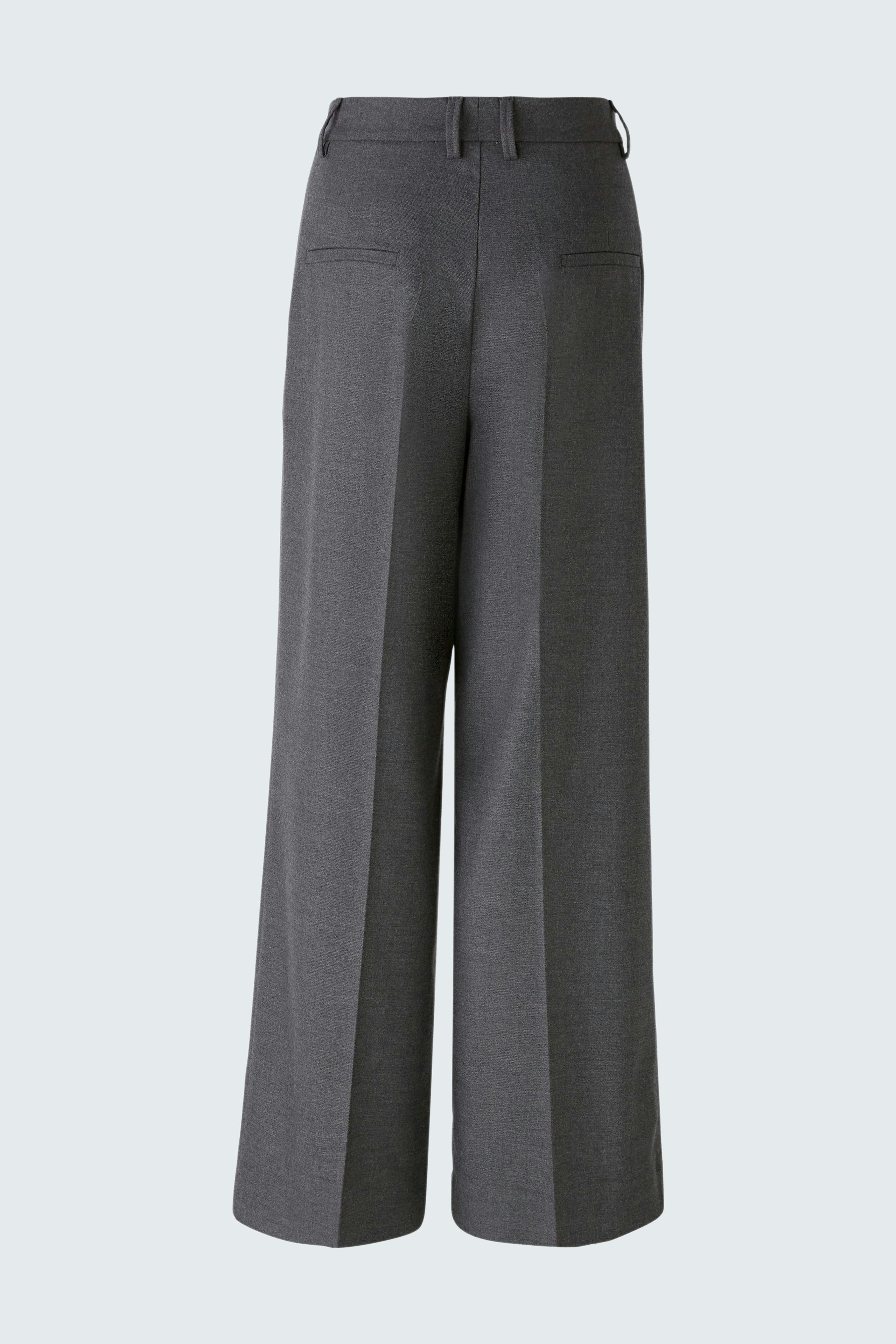 Bild 6 von Pleated trousers - dark grey in dark grey | Oui