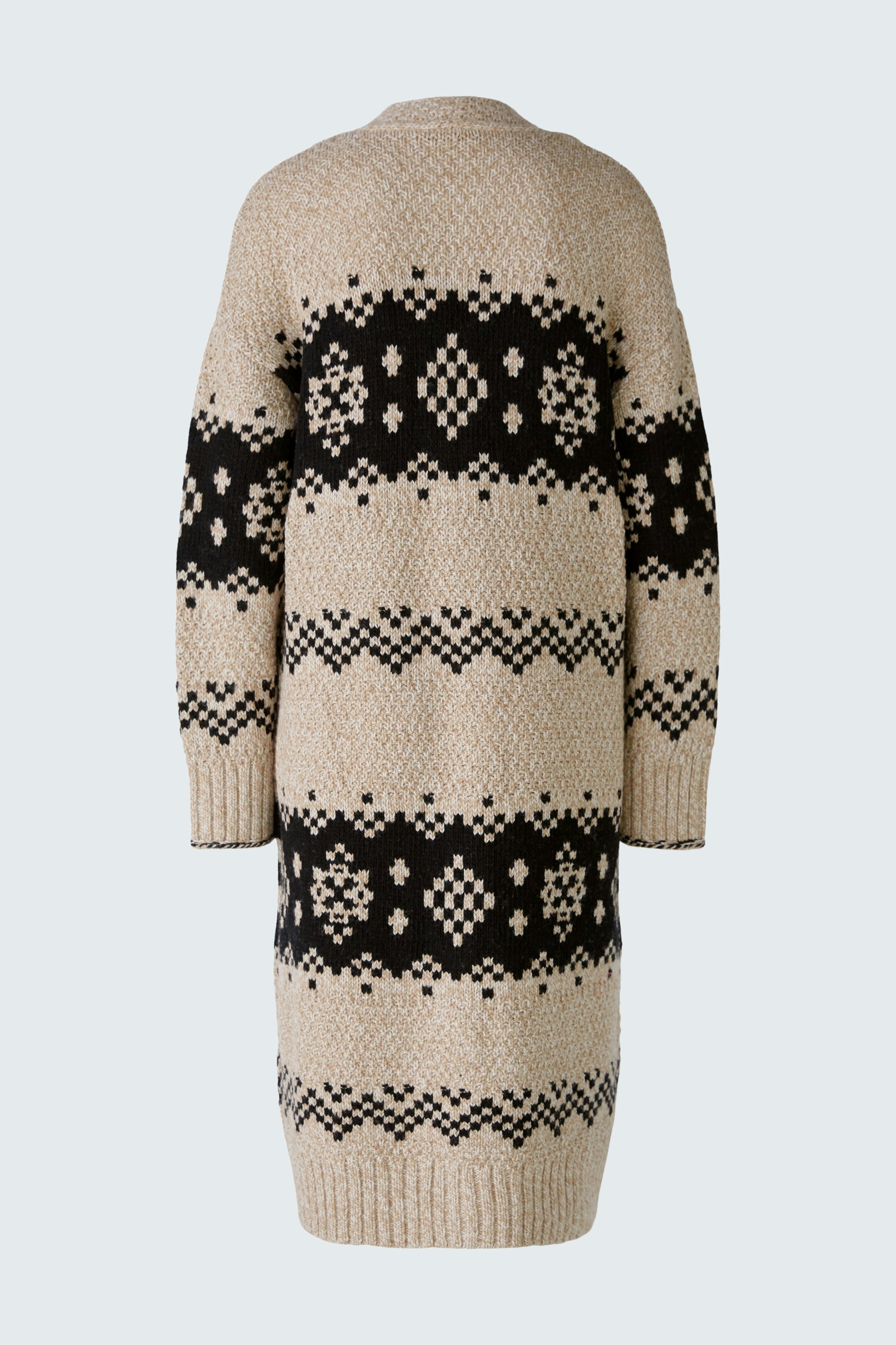 Bild 6 von Knitted coat - dark camel black in dark camel black | Oui