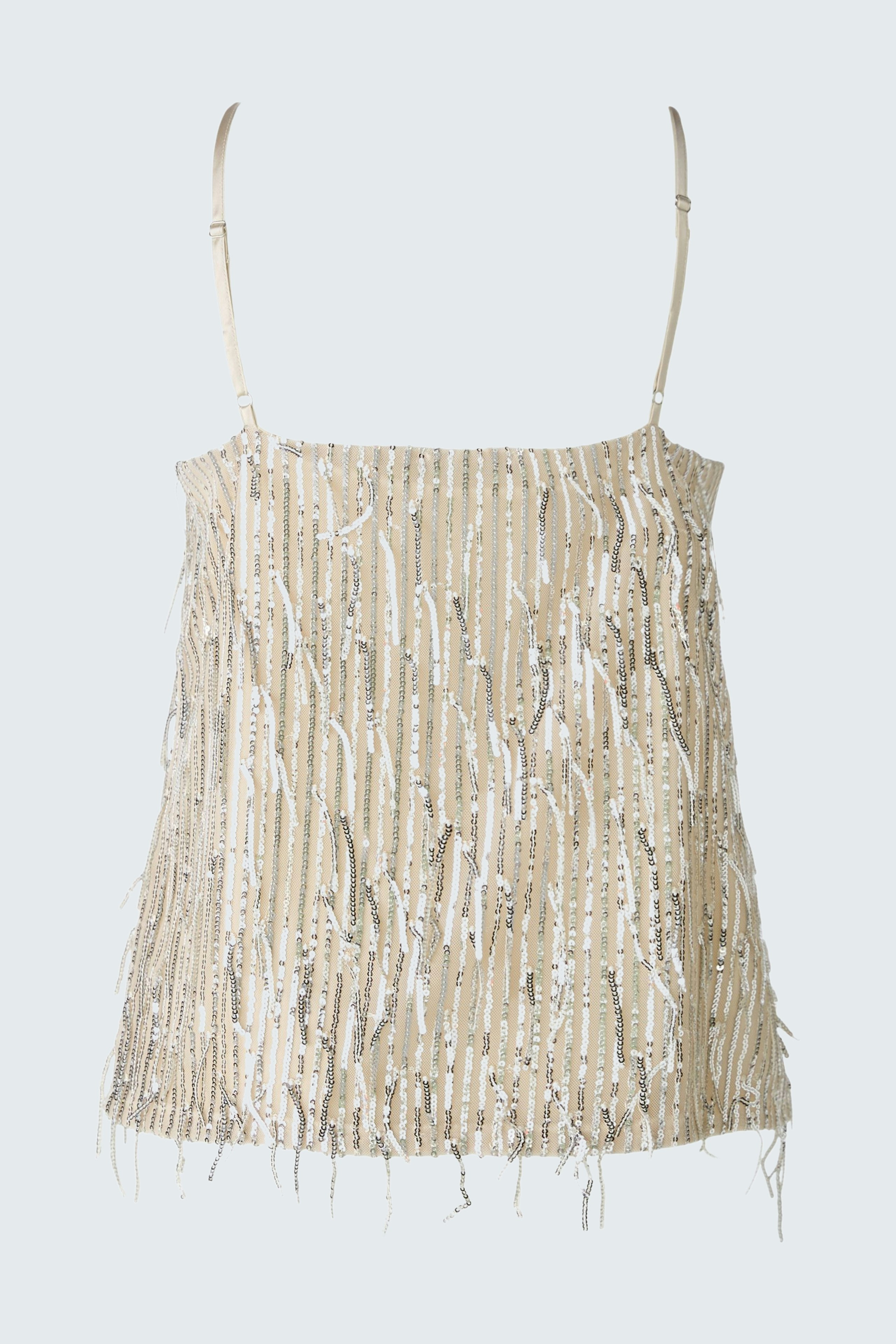 Bild 8 von Spaghetti top - light silver in light silver | Oui