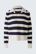 Pullover - white blue
