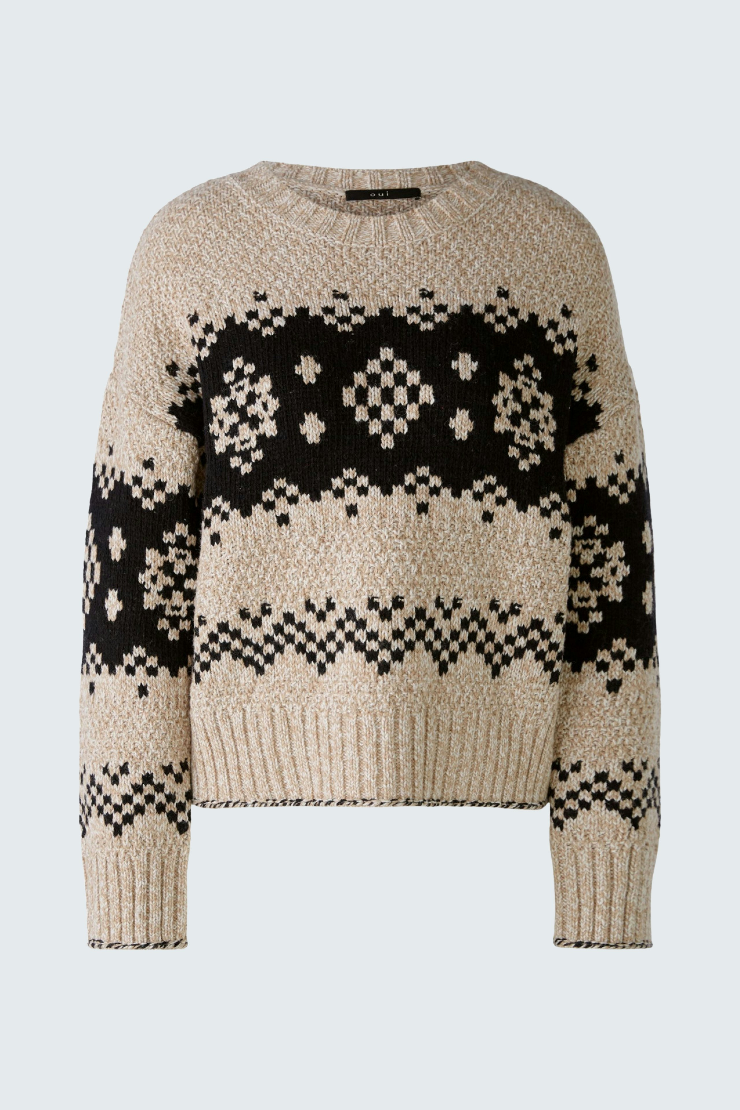 Bild 6 von Pullover - dark camel black in dark camel black | Oui