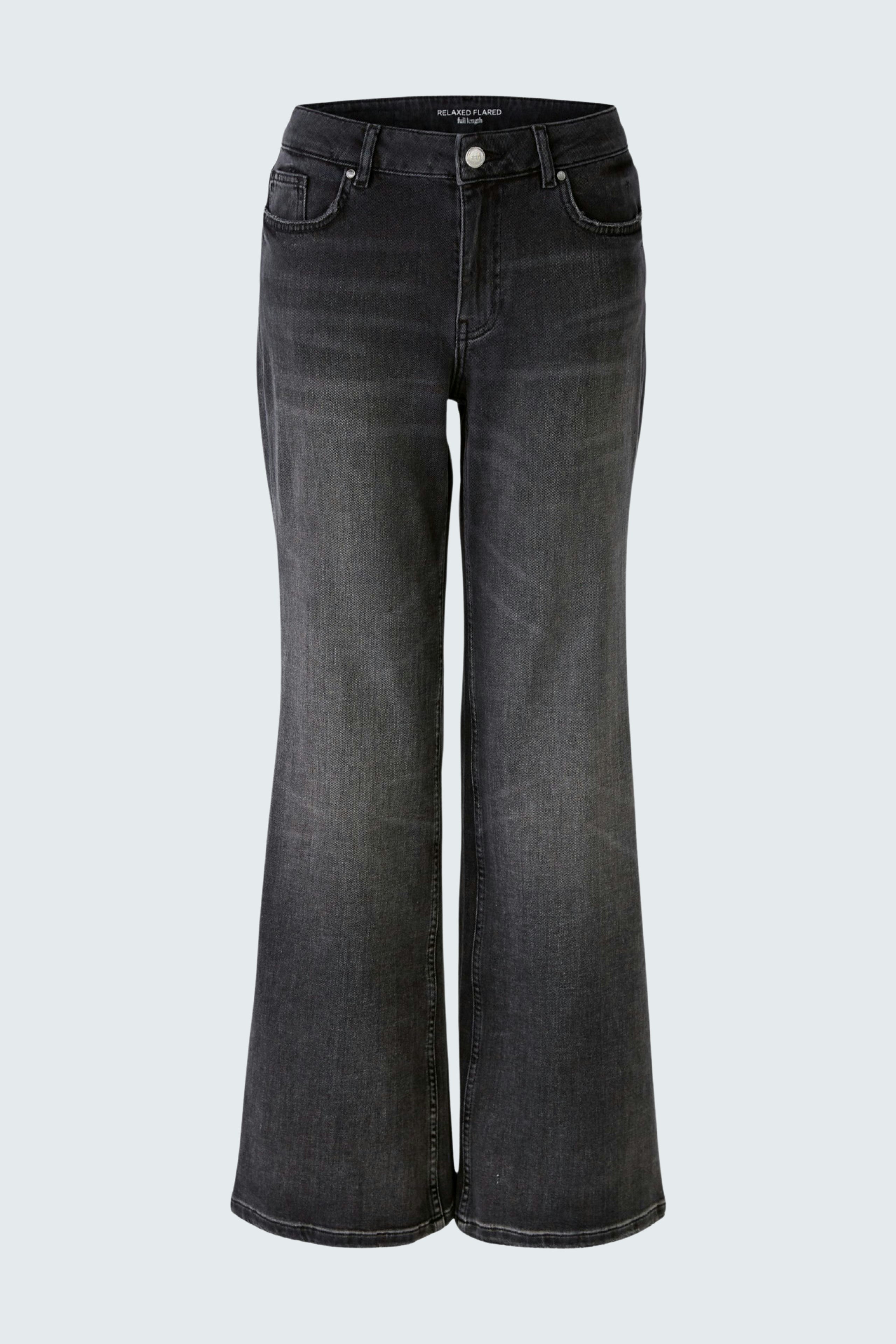 ◆overdue flair◆ VINTAGE WIDE FIT DENIMDARK GREY O100358 RELAXED FLARED jeans - darkgrey denim