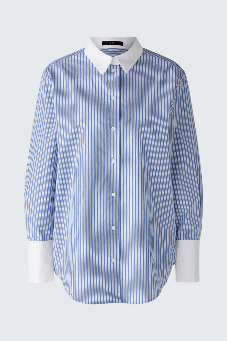 Shirt blouse - blue white