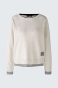 LEEZA pullover - white black