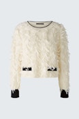 Pullover - offwhite black