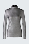 Long-sleeved shirt - grey silver