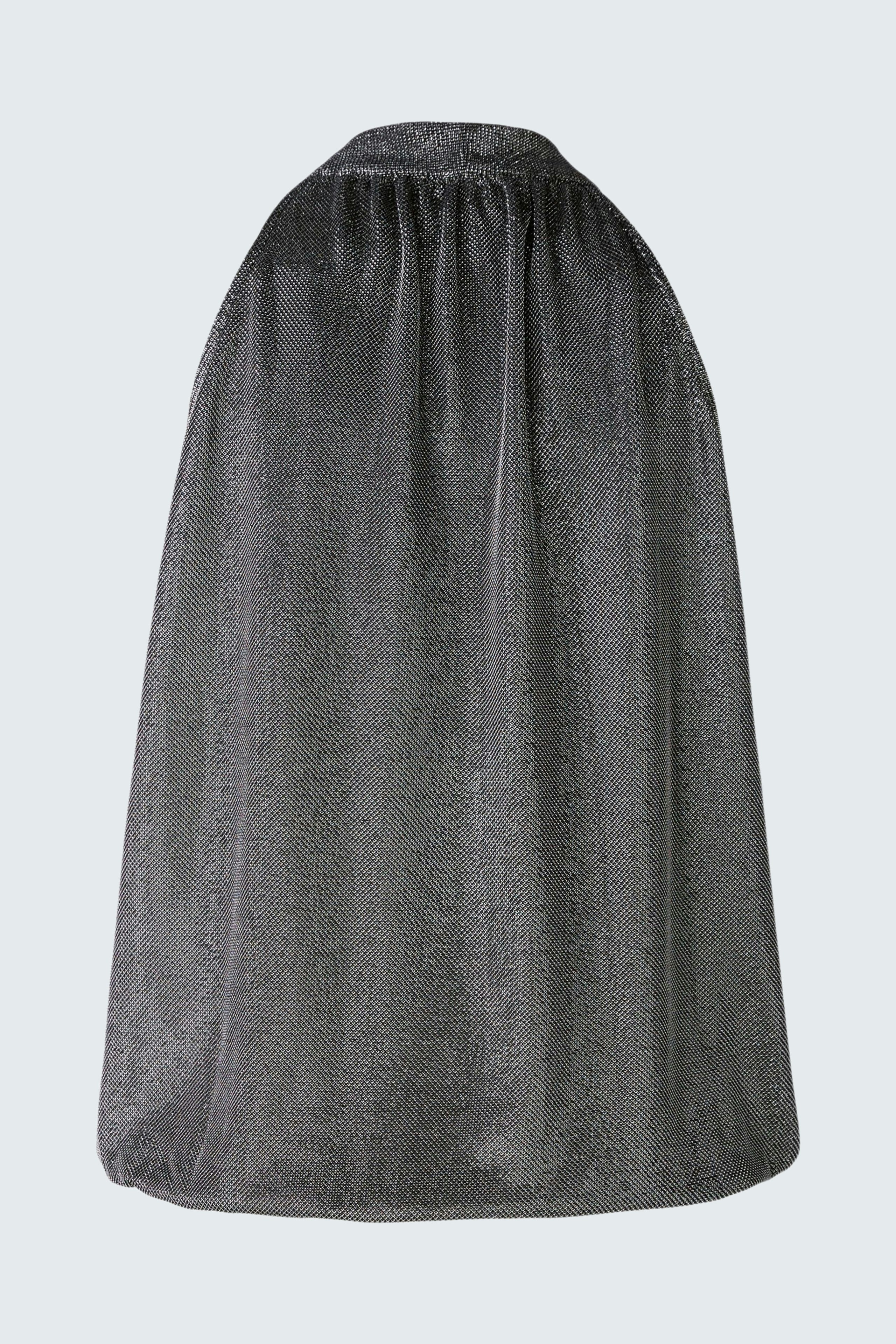 Elegantes Damen-Top: Graues, schwingendes Oberteil mit lässigem Schnitt für einen modernen Look.