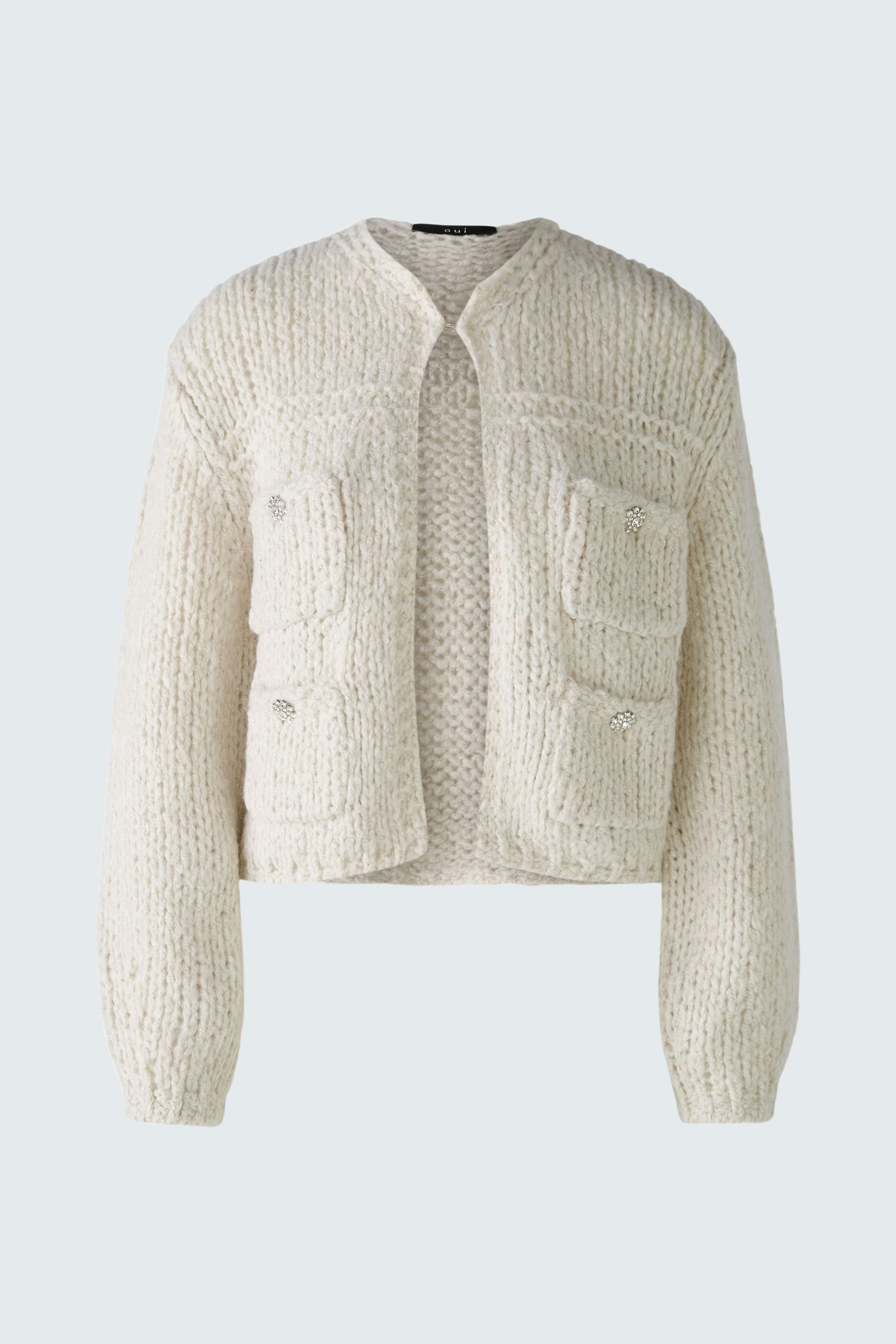 Cardigan - light beige mel