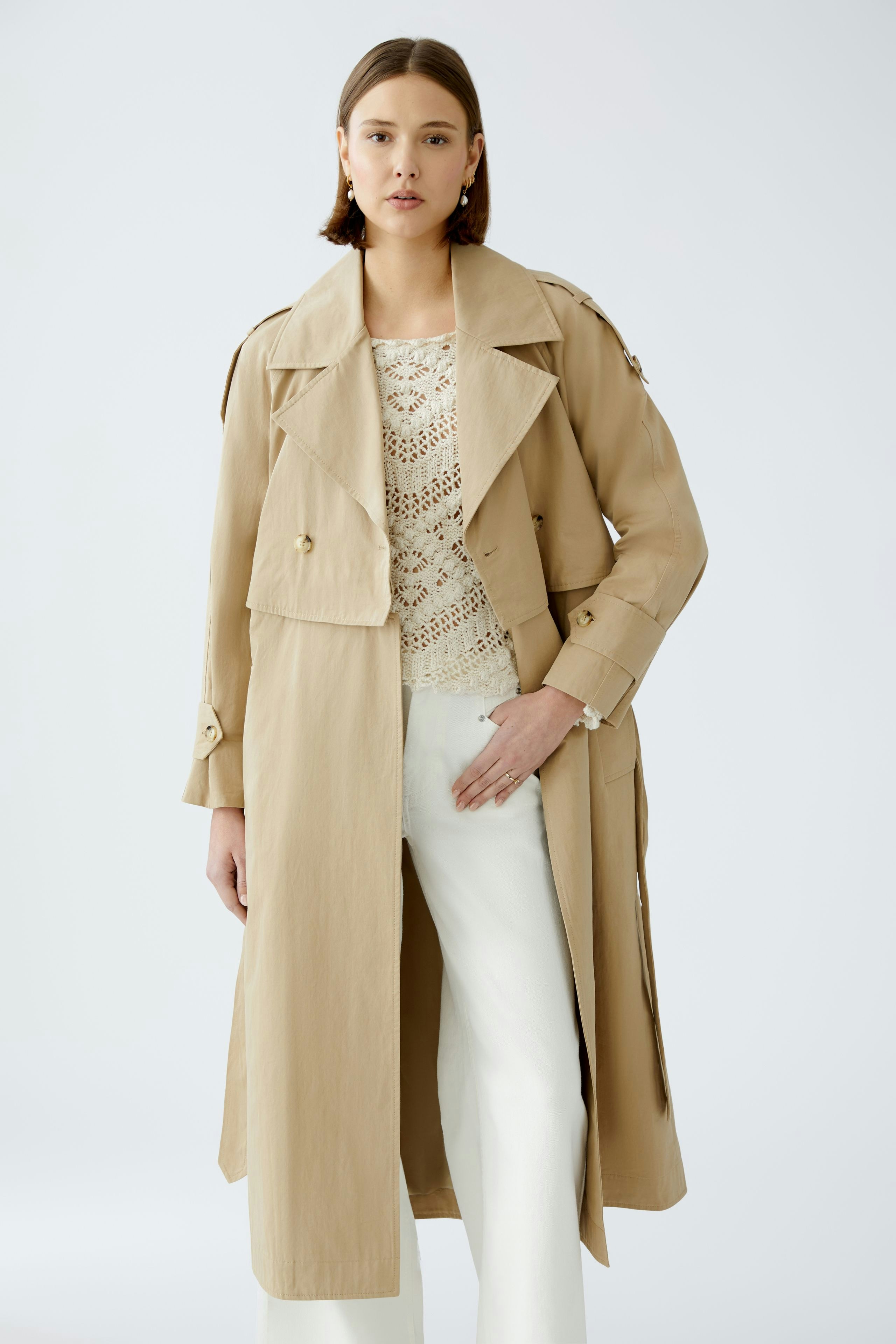 tha vilgnia 3WAY TRENCH COAT ベージュ Trench coat - desert tan