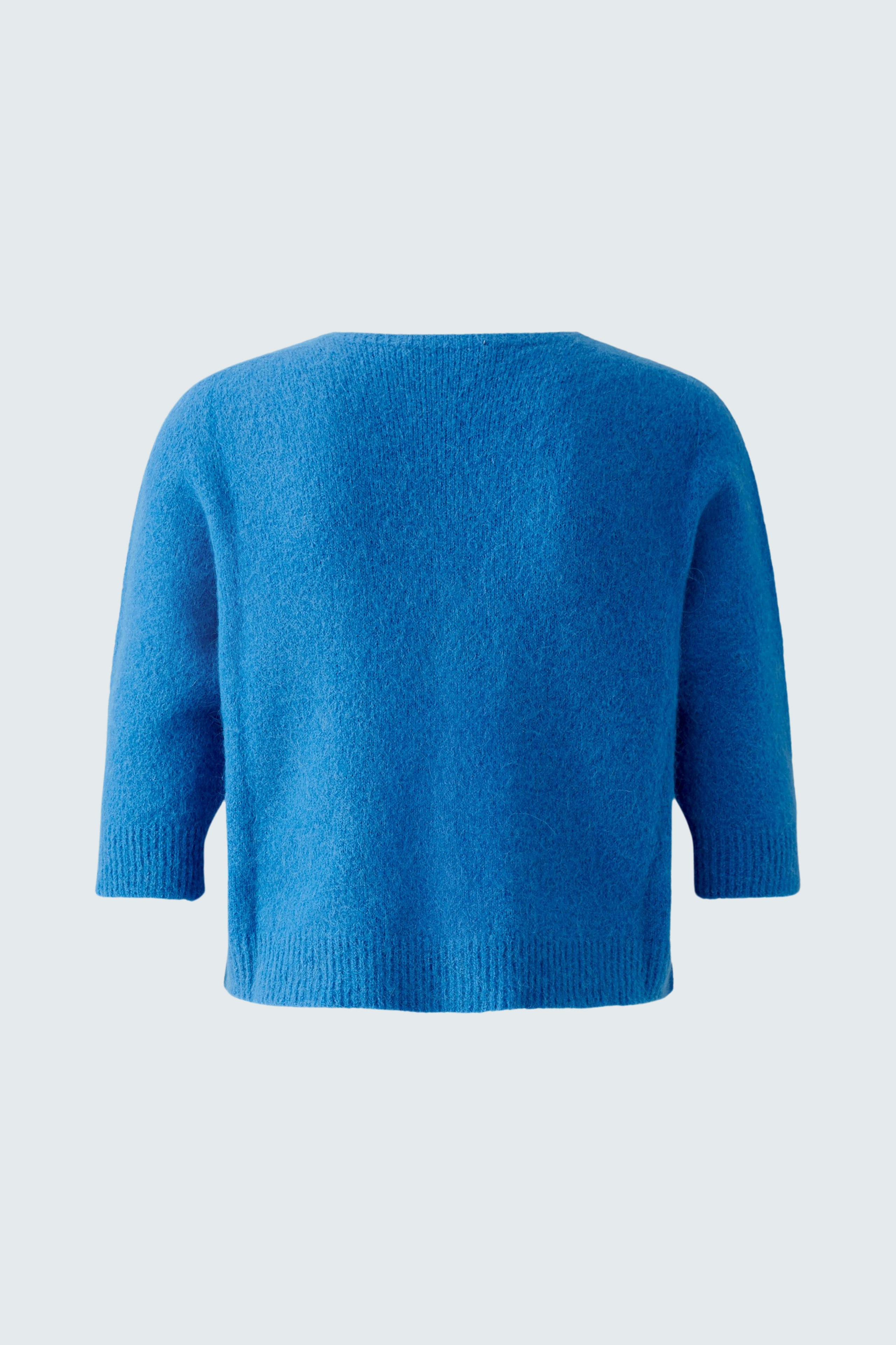 Helle Damen-Strickjacke in Blau, lässig und modern, ideal für jeden Anlass.
