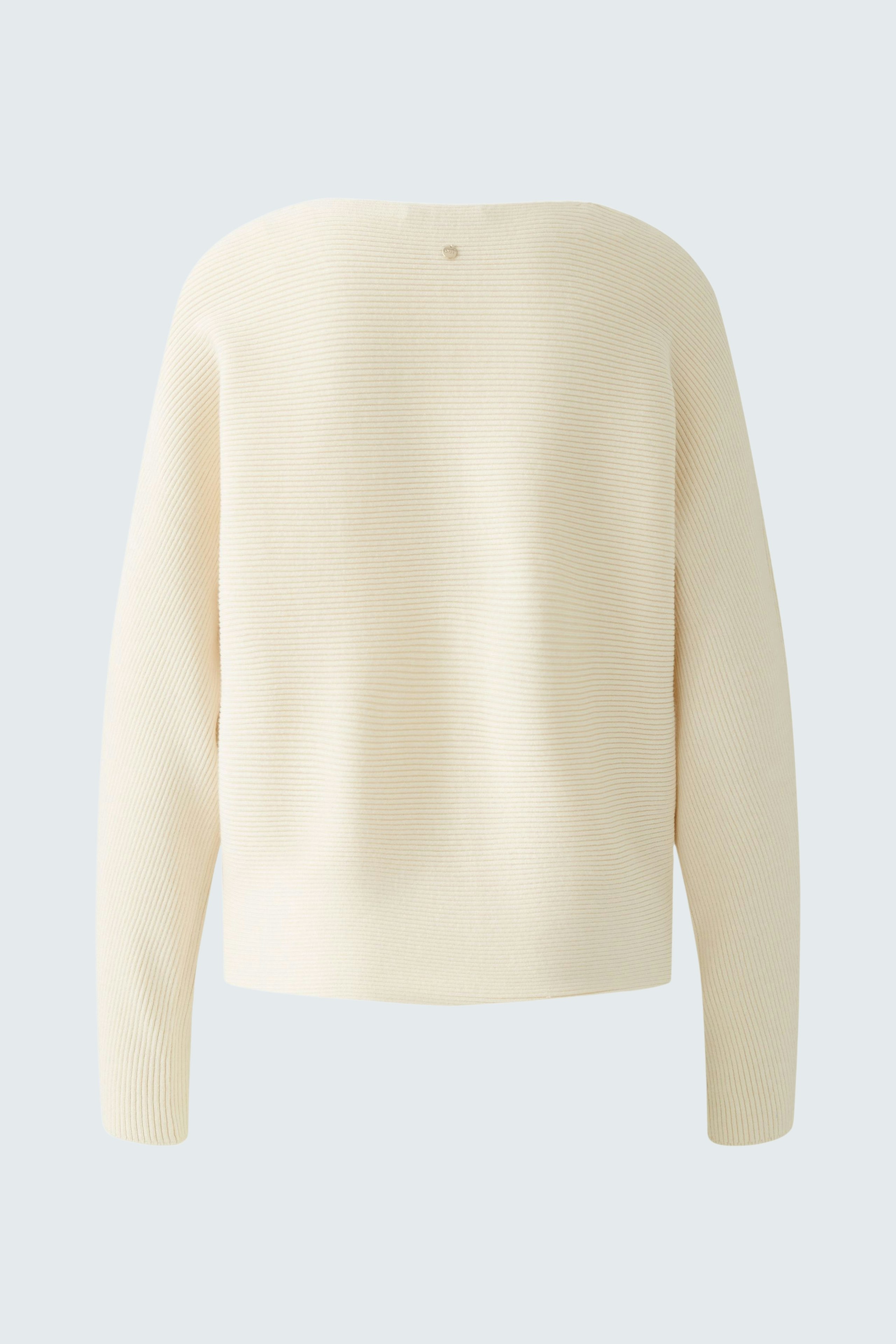 Eleganter Damen-Pullover in Cremefarbe mit feiner Struktur, ideal für lässige Anlässe.