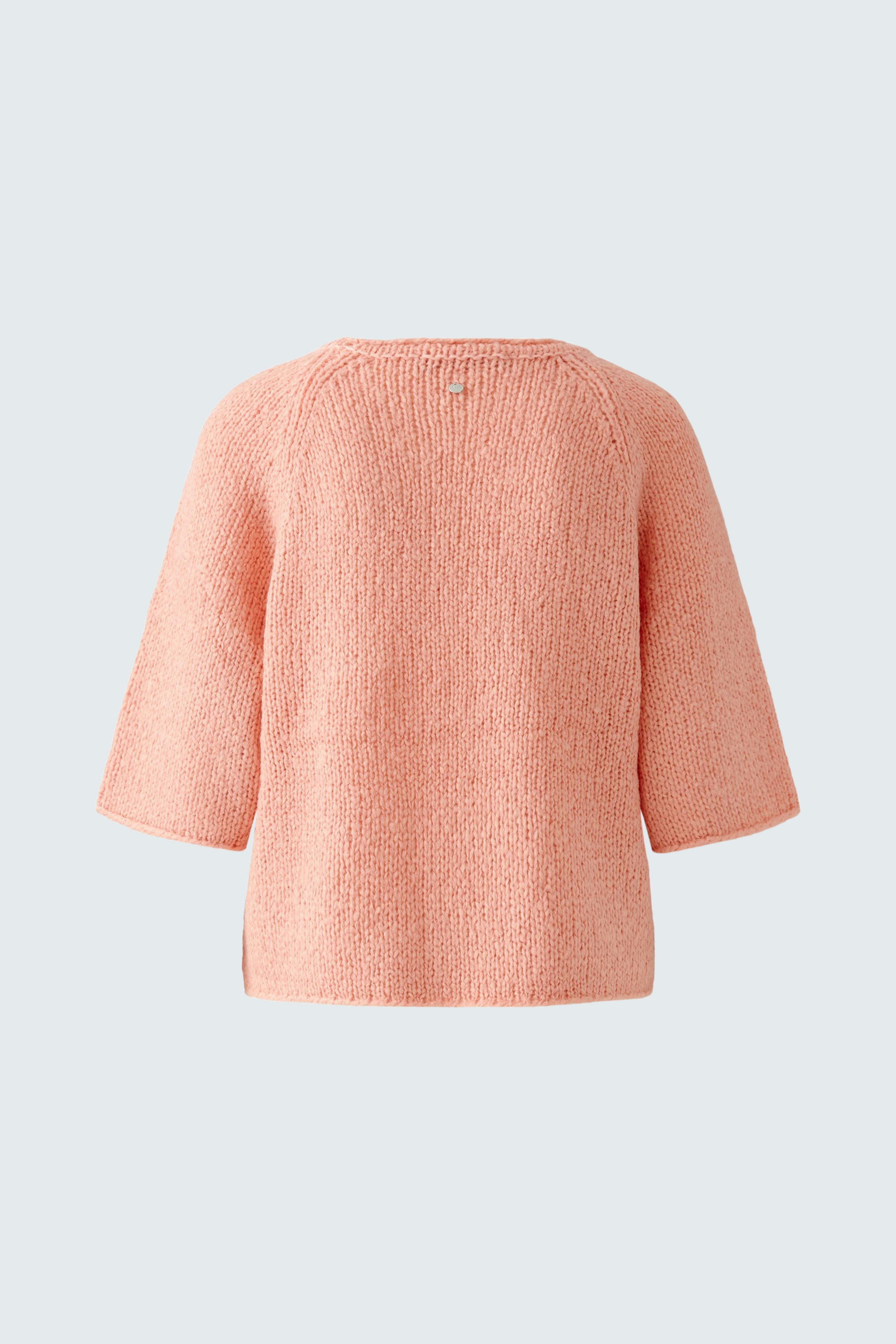 Bequemer Damen-Pullover in zartem Rosa mit lässigem Schnitt und weichem Material.