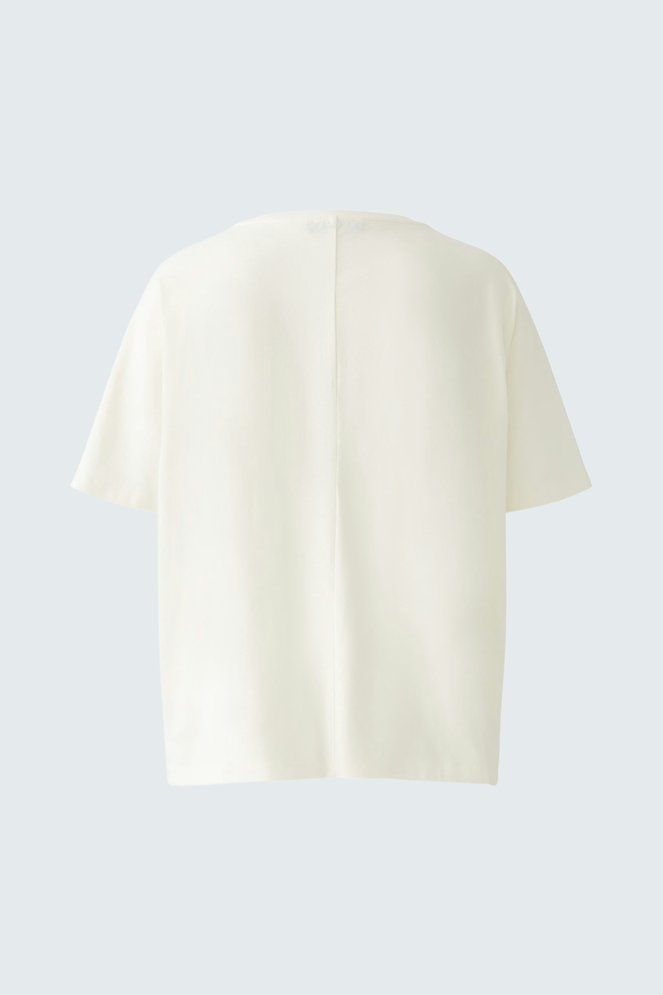 Elegantes Damen-T-Shirt in Weiß mit lässigem Schnitt, ideal für jeden Anlass.