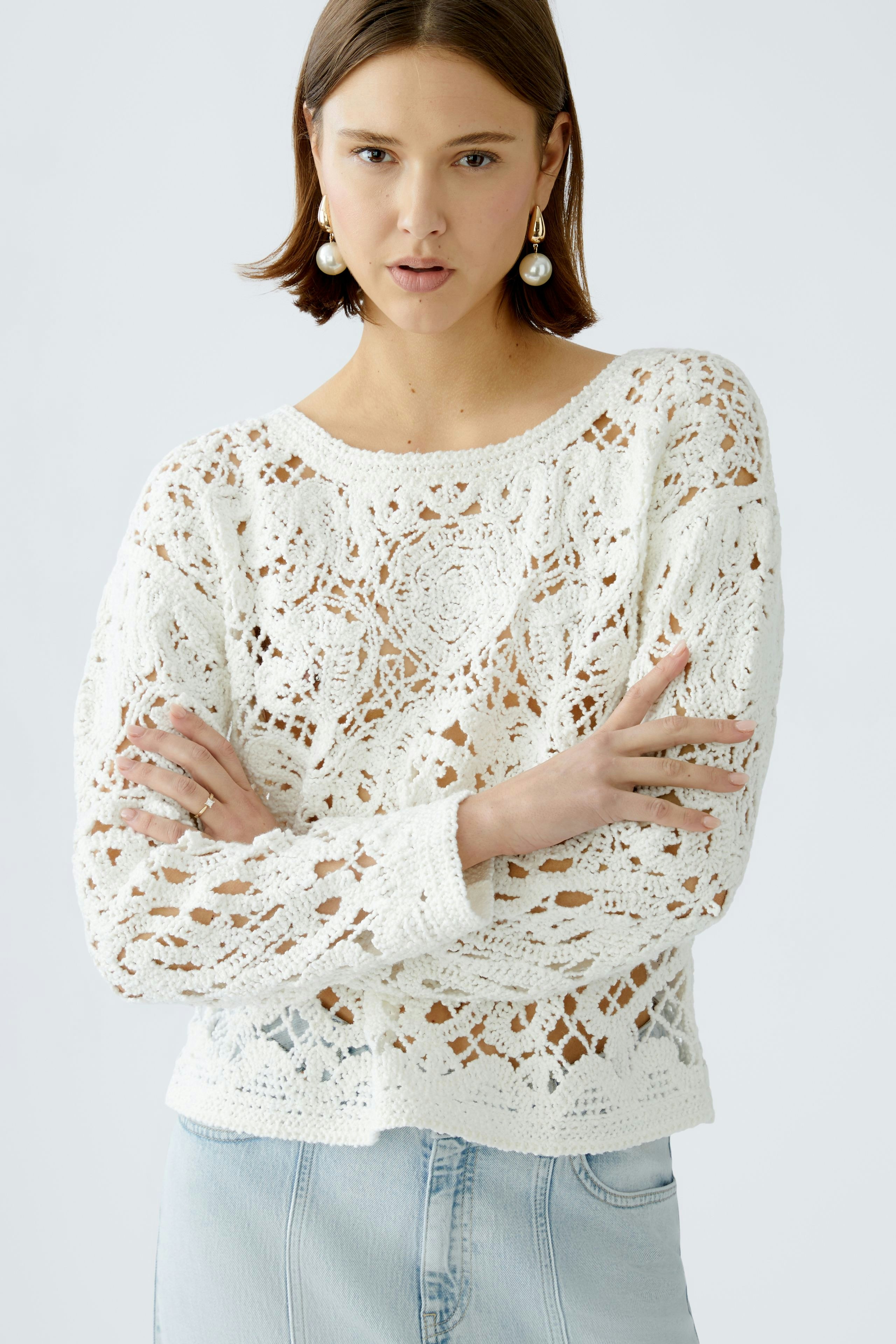 売れ筋商品|||イチ シャツ レディース トップス IHLINNO - Button-down blouse - cloud dancer IHLINNO Long sleeved shirt in cloud dancer colour | ICHI