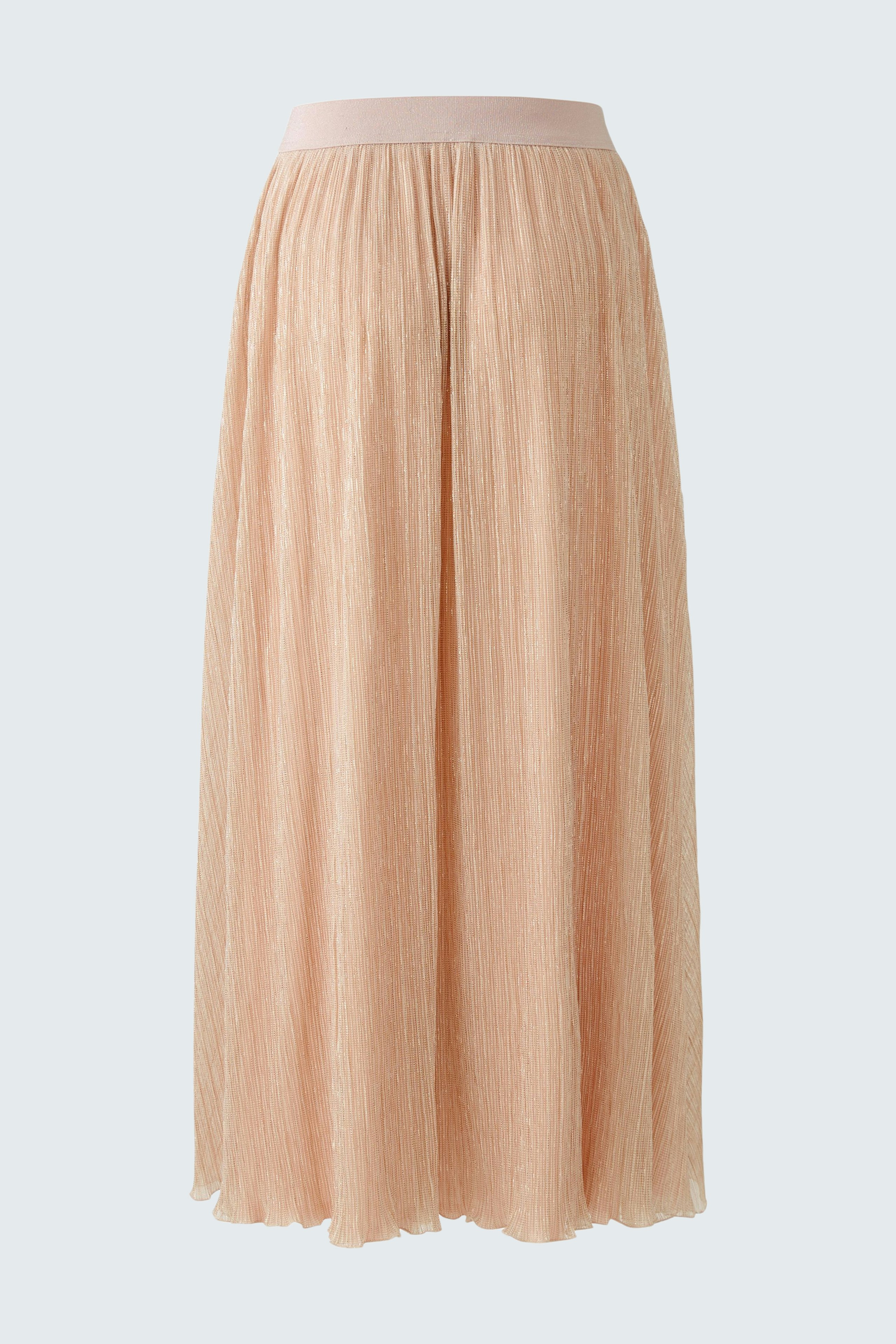 Eleganter Maxirock in zartem Rosé, ideal für feminine Outfits und besondere Anlässe.