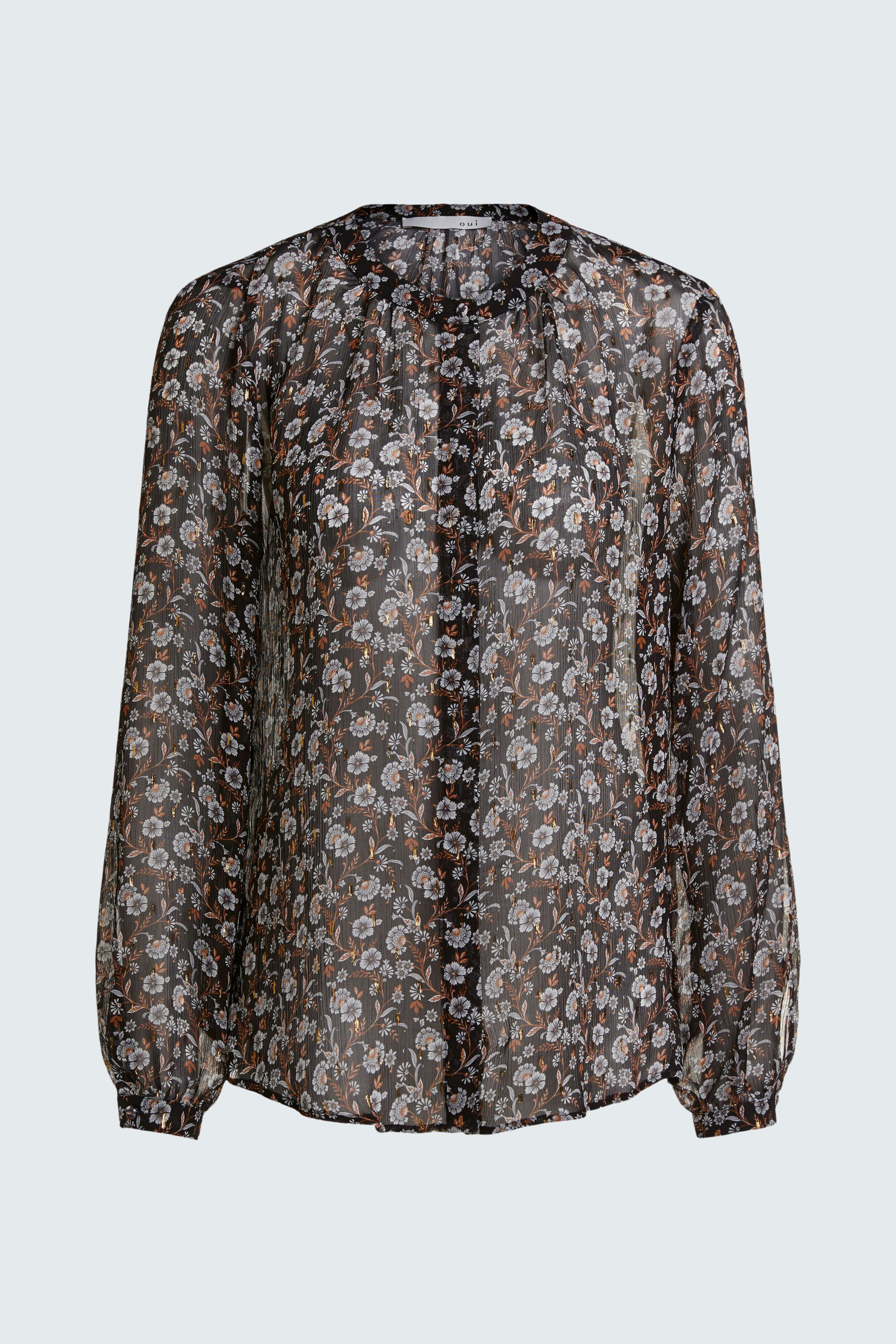 Bild 7 von Blouse - black camel in black camel | Oui