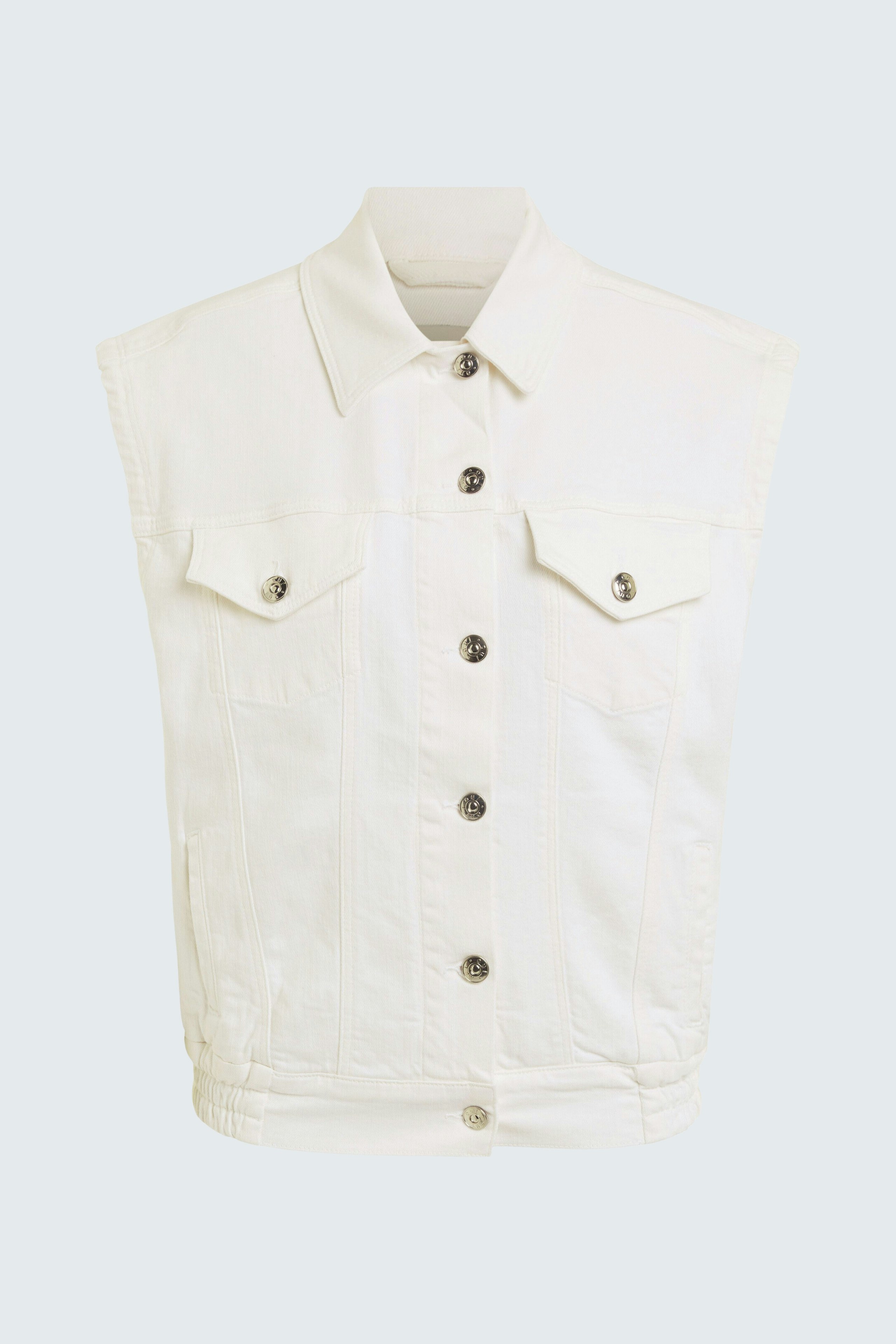 Bild 7 von Denim waistcoat - optic white in optic white | Oui