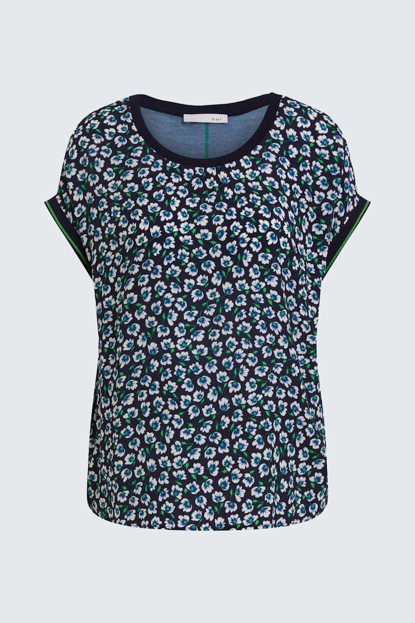 Bild 8 von Blusenshirt - dark blue white in dark blue white | Oui