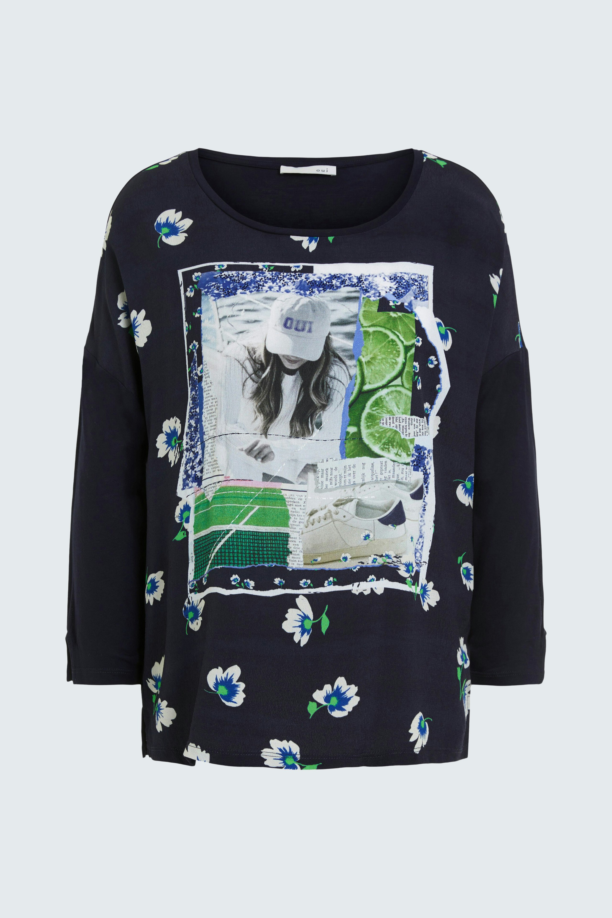 Bild 7 von Blouse shirt - light blue white in light blue white | Oui