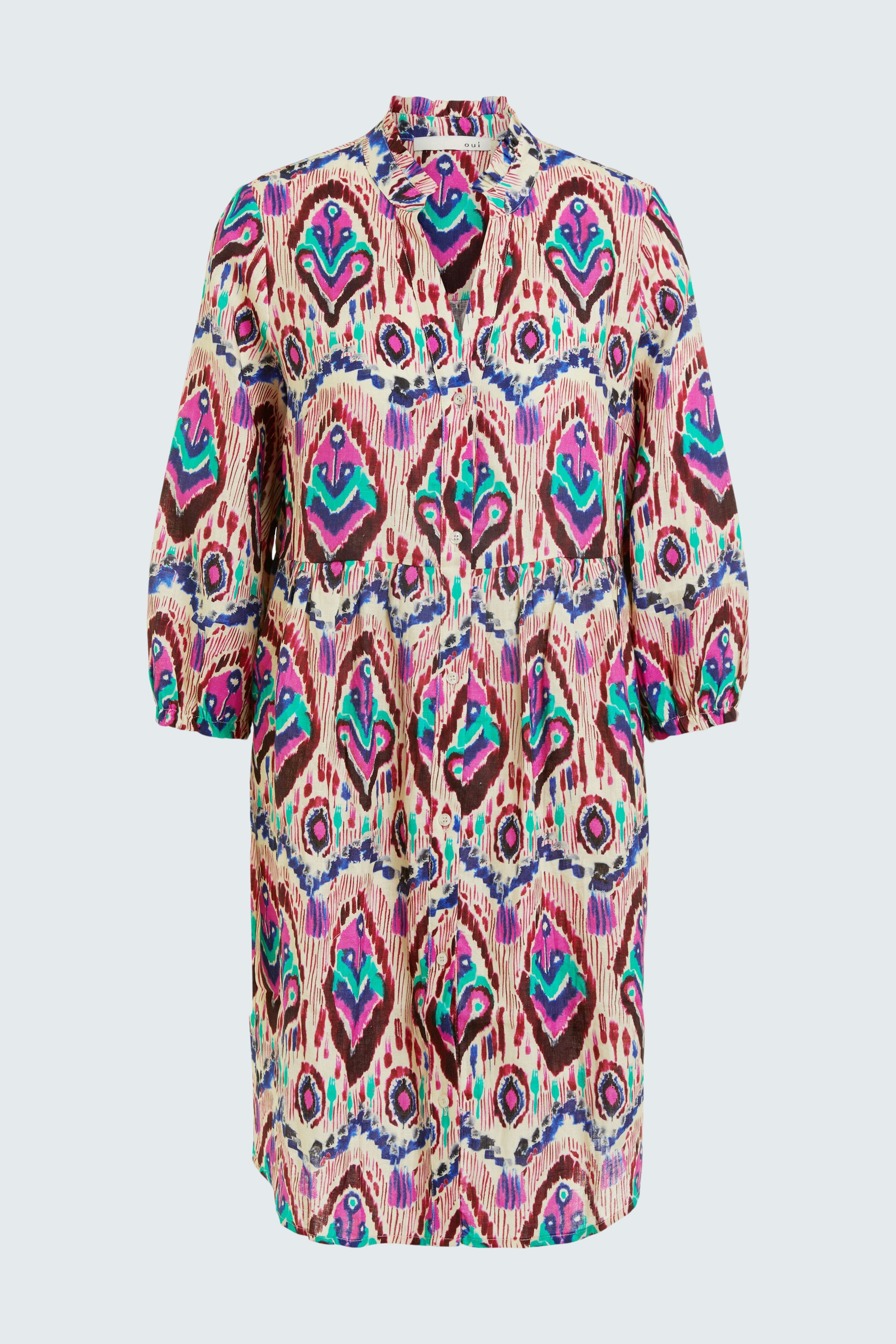 Bild 8 von Linen dress - pink rose in pink rose | Oui