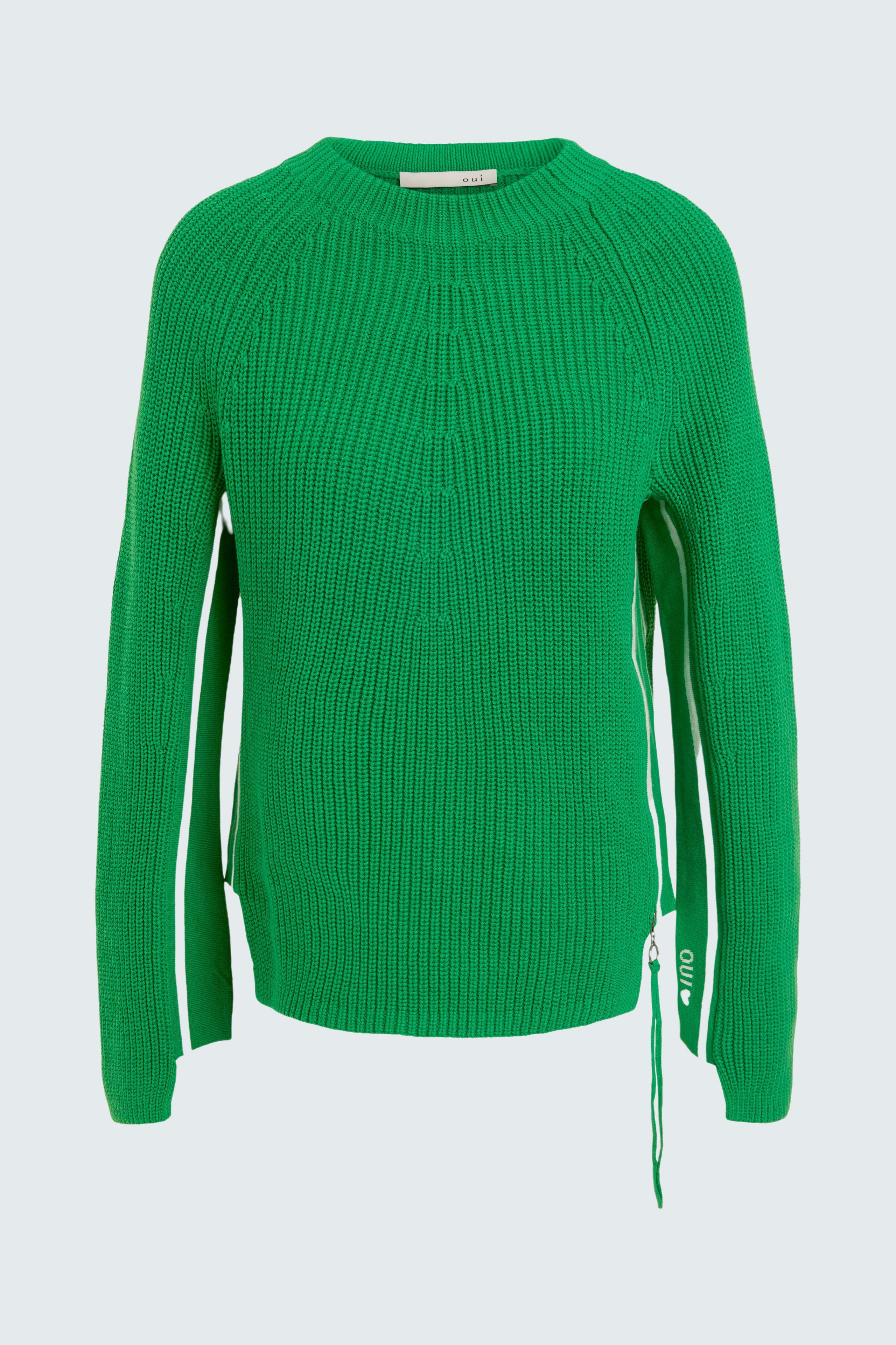 Bild 8 von RUBI Pullover - green white in green white | Oui