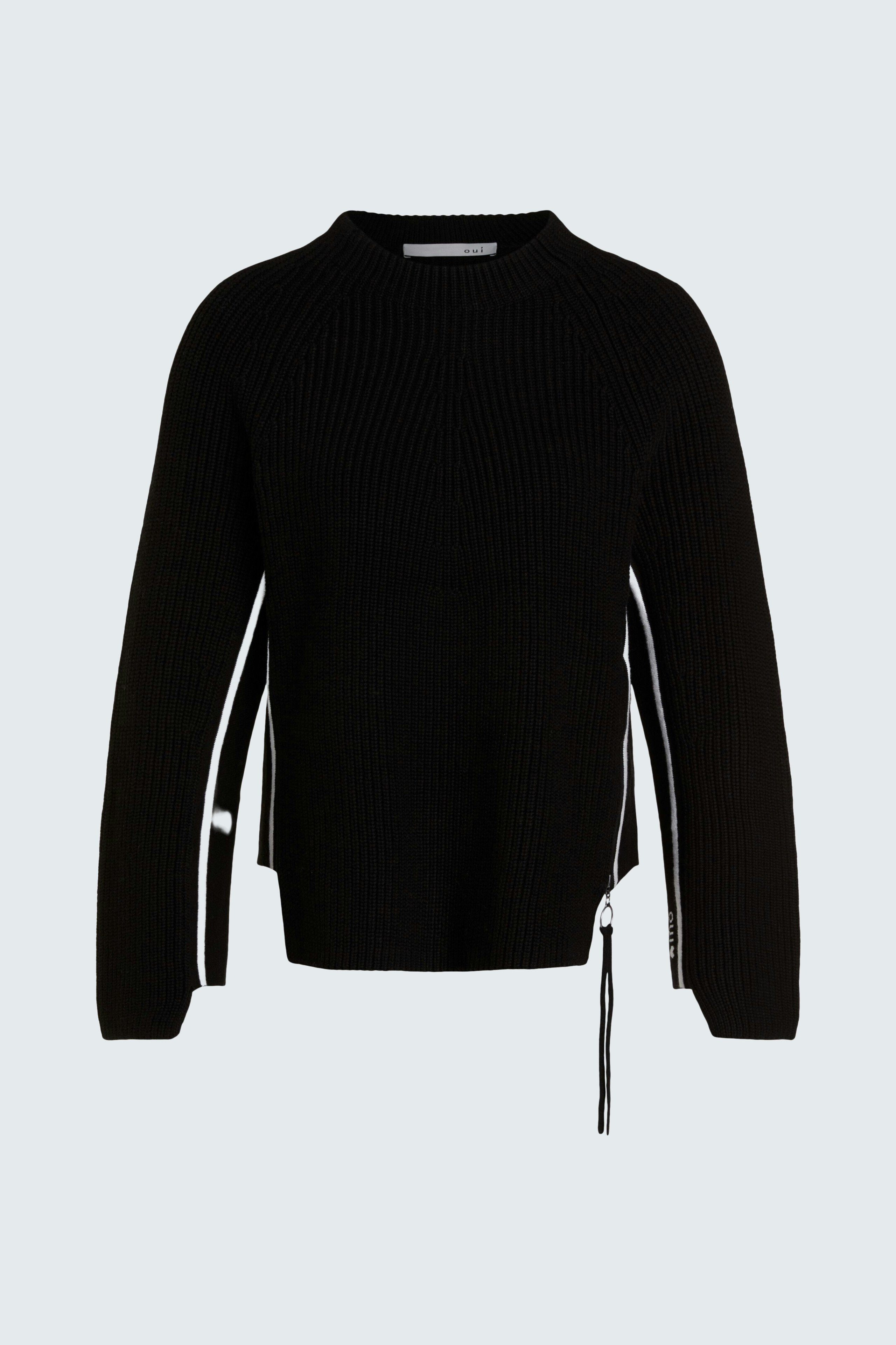 Bild 8 von RUBI Pullover - black offwhite in black offwhite | Oui