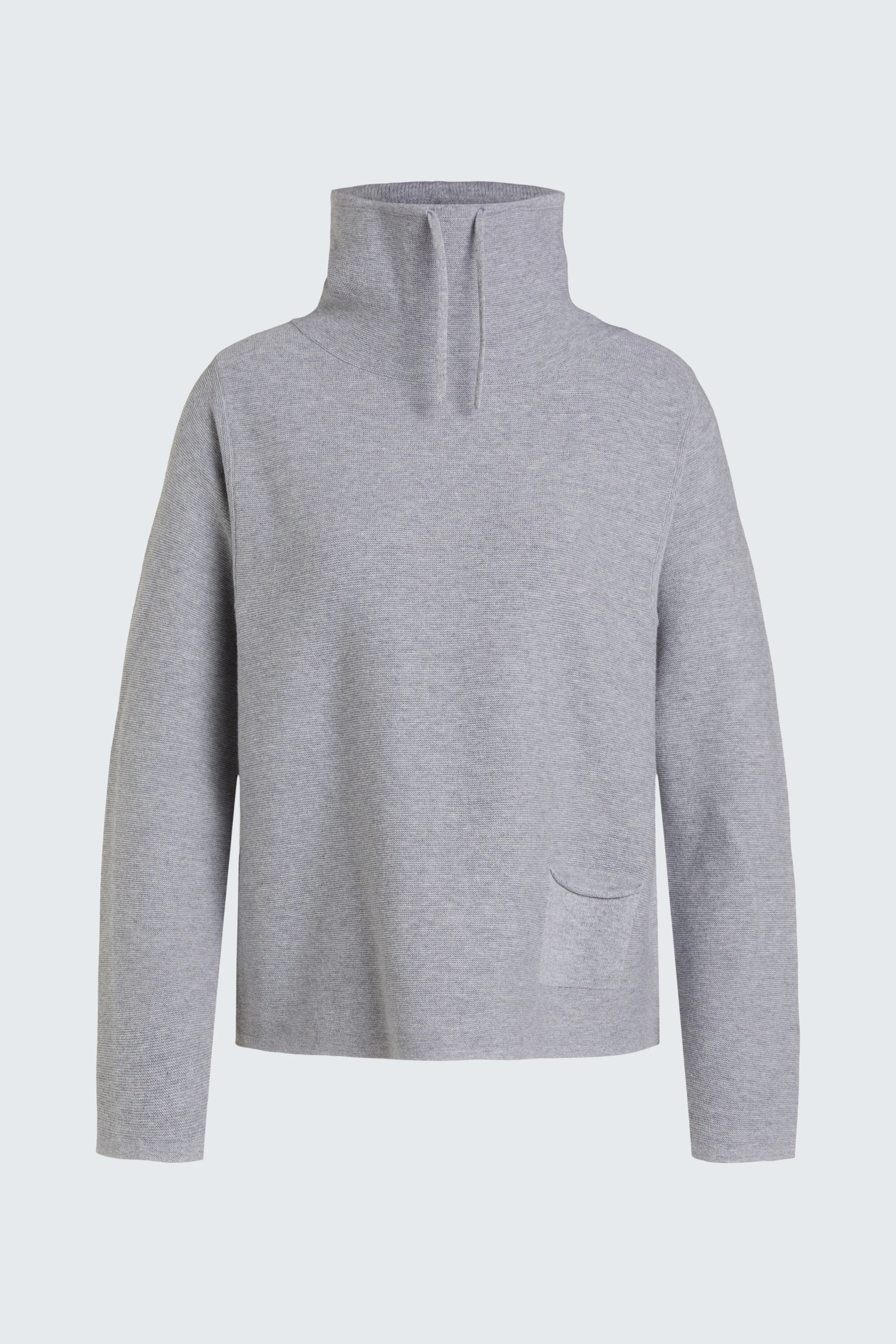 Image 7 of KEIKO pullover - light grey in light grey | Oui