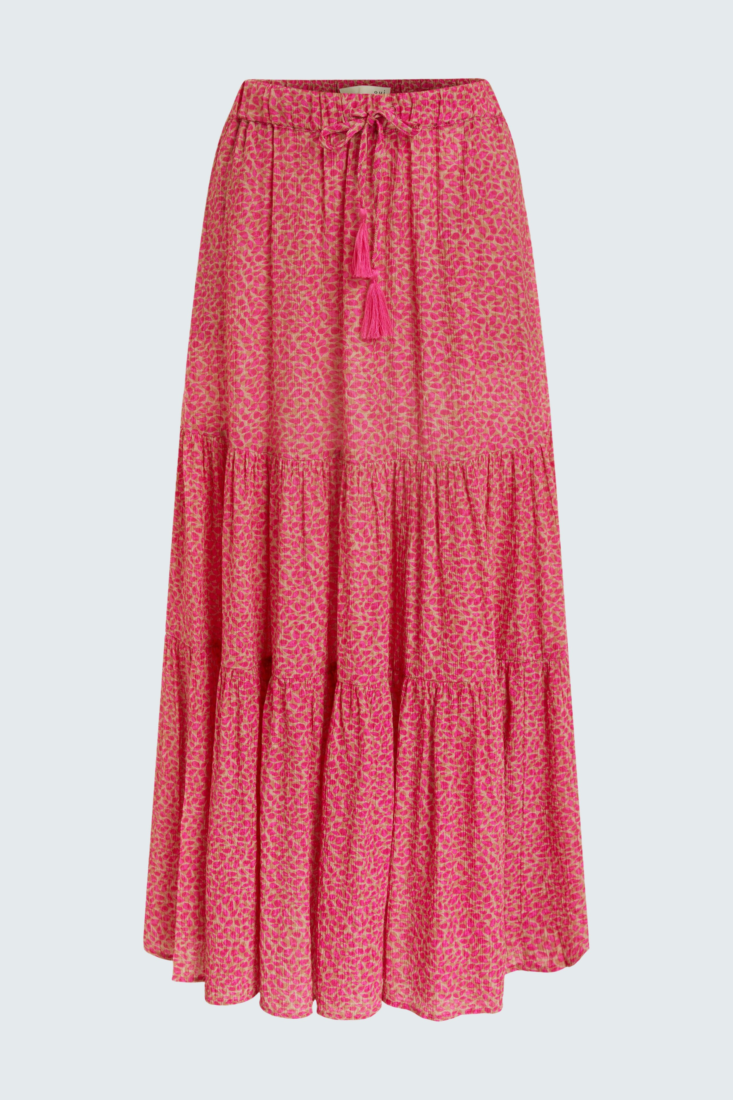 ☆OPENING PROJECT☆W MAXI SKIRT Maxi skirt - light stone red