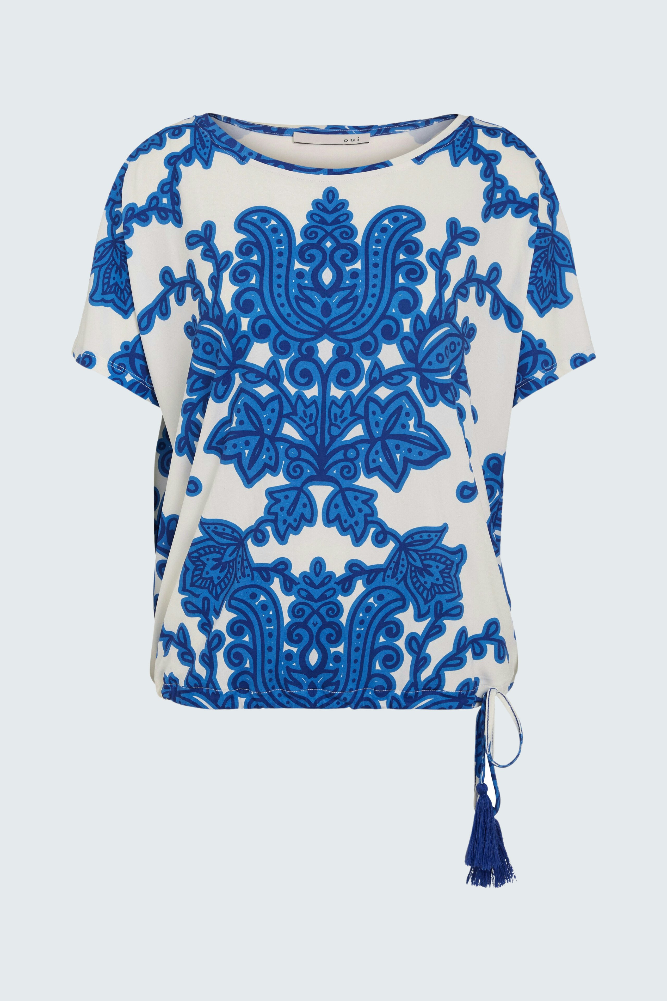 Bild 7 von Blusenshirt - white blue in white blue | Oui