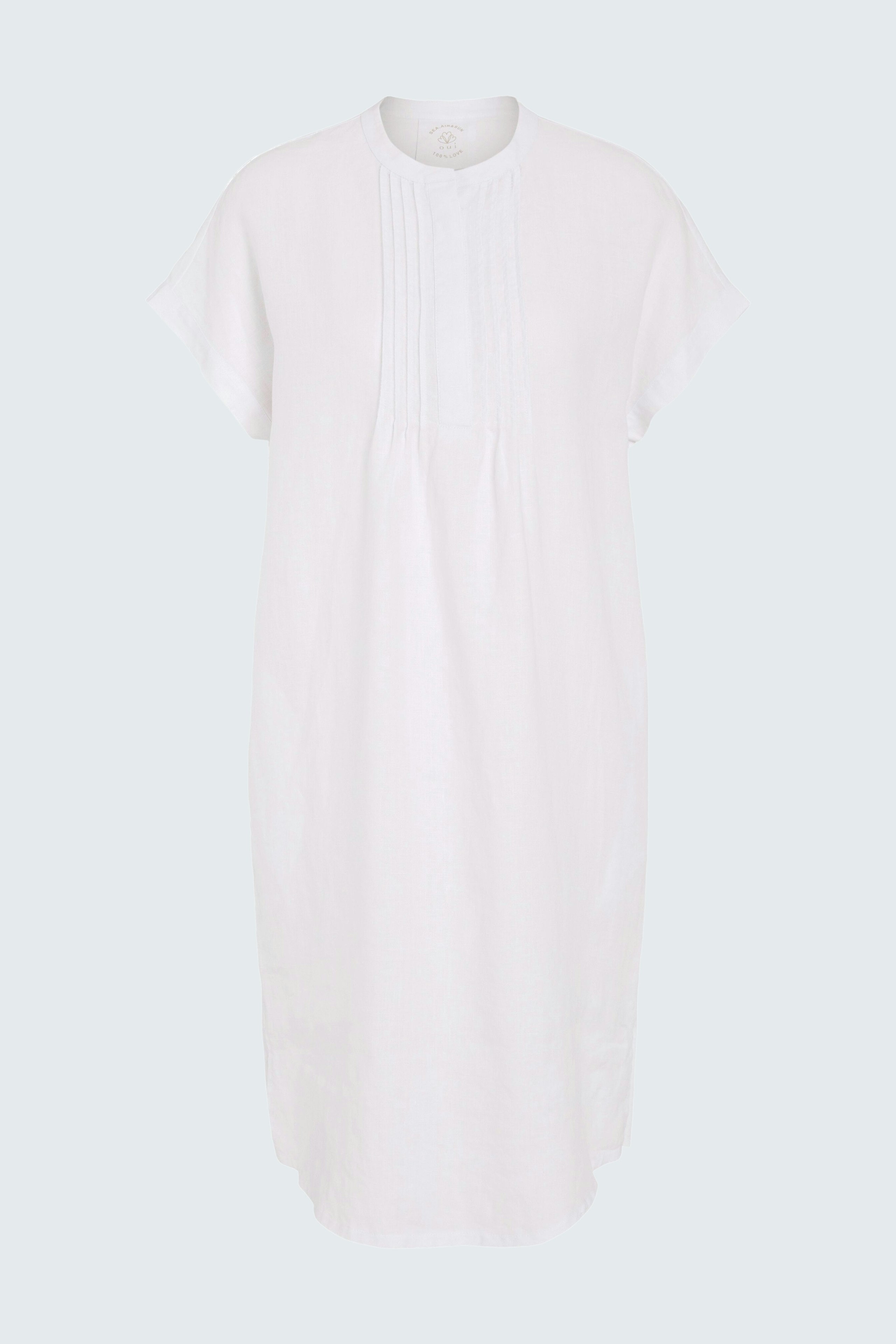 Bild 8 von Leinenkleid - optic white in optic white | Oui