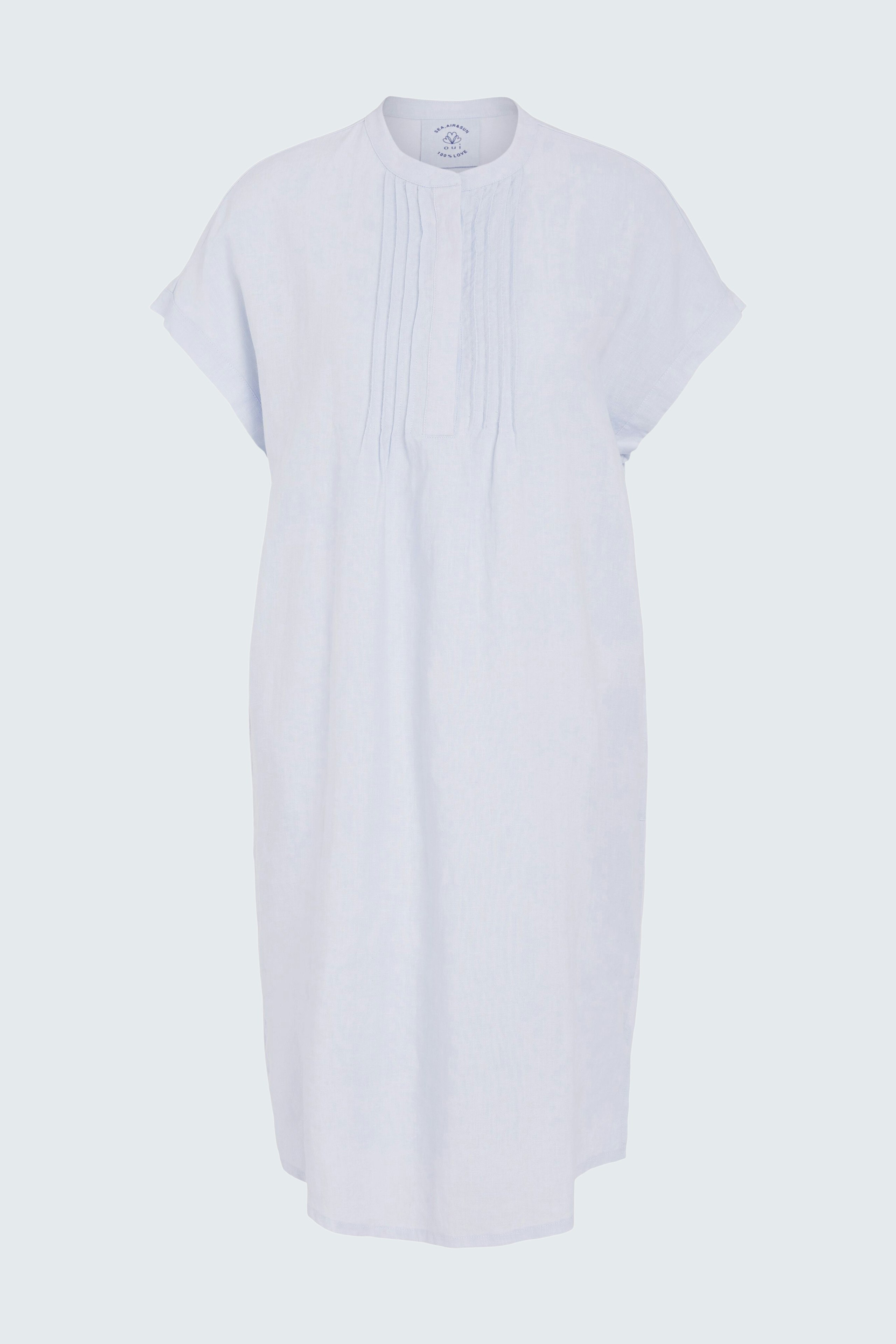 Bild 7 von Linen dress - light blue in light blue | Oui