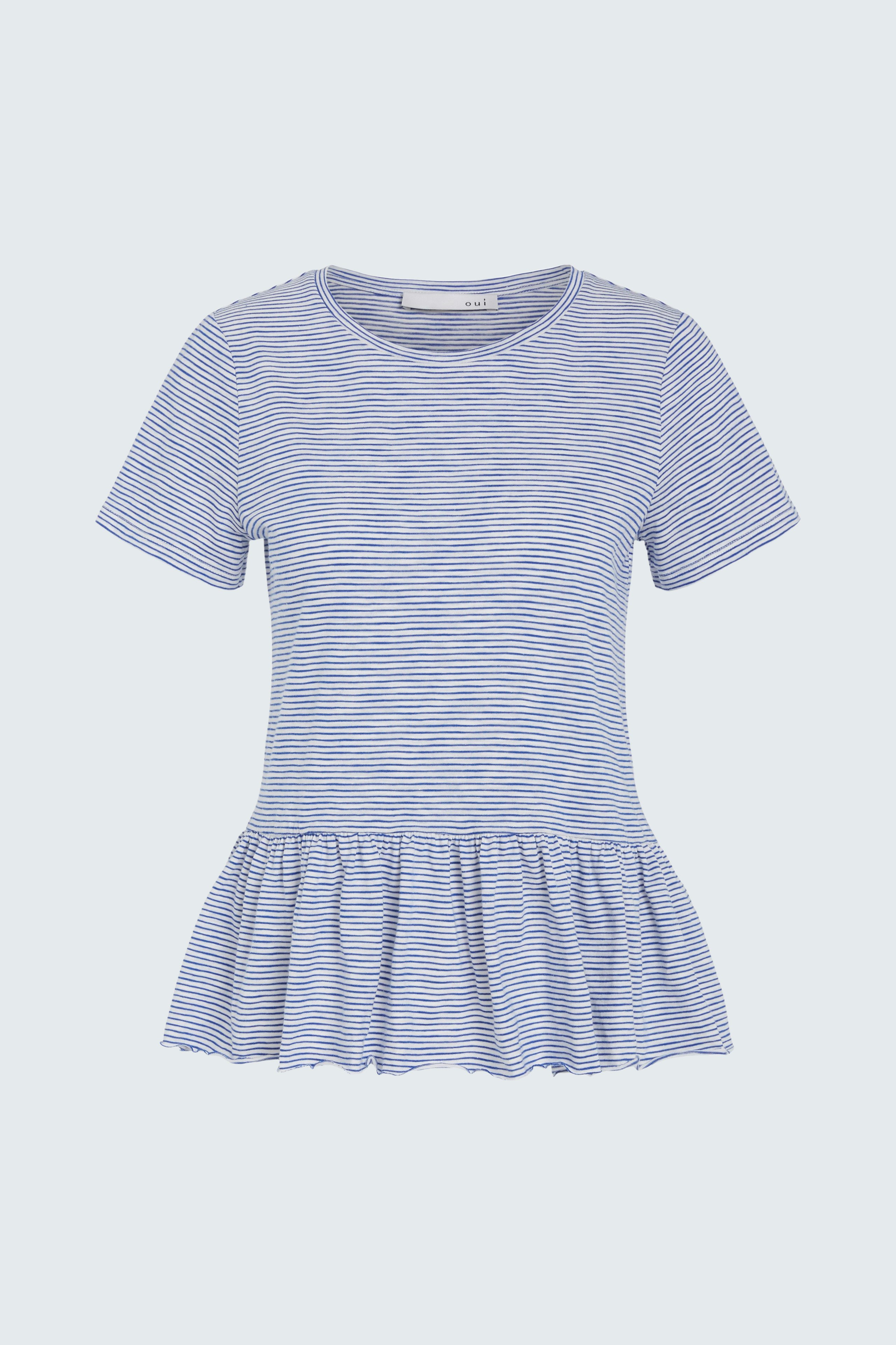 Bild 7 von T-Shirt - white blue in white blue | Oui