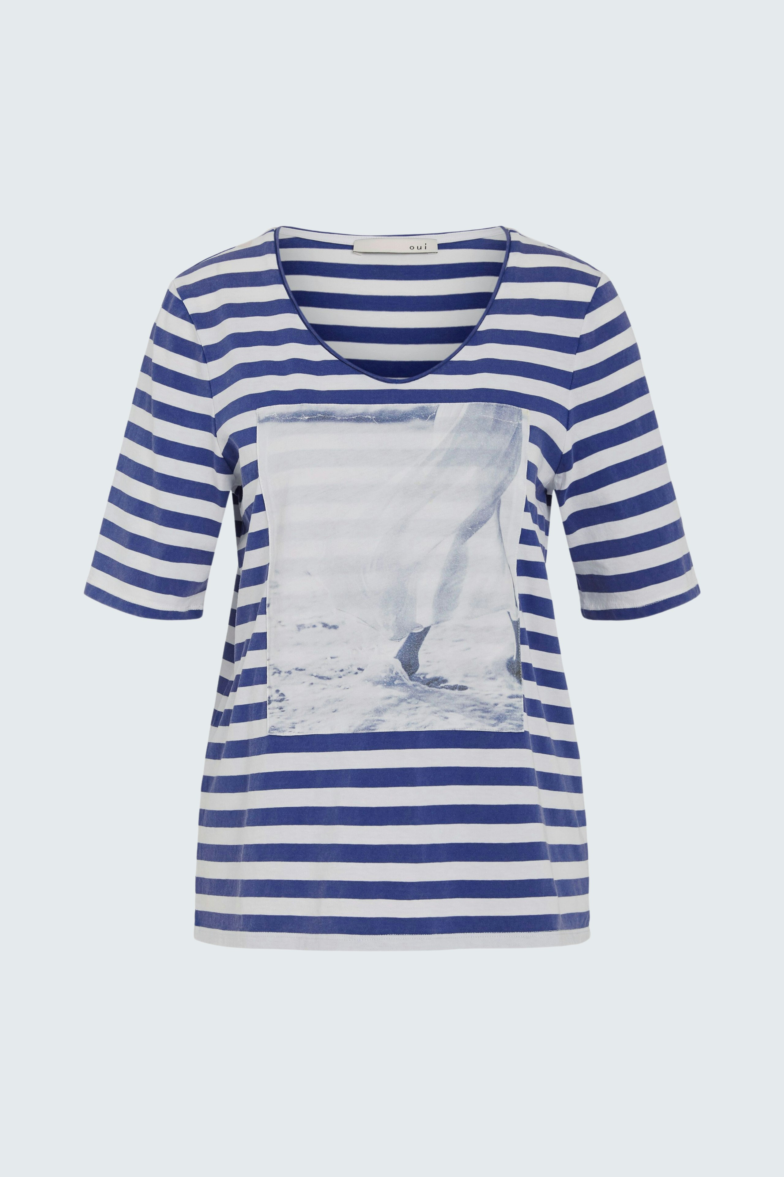 Bild 8 von T-Shirt - white blue in white blue | Oui