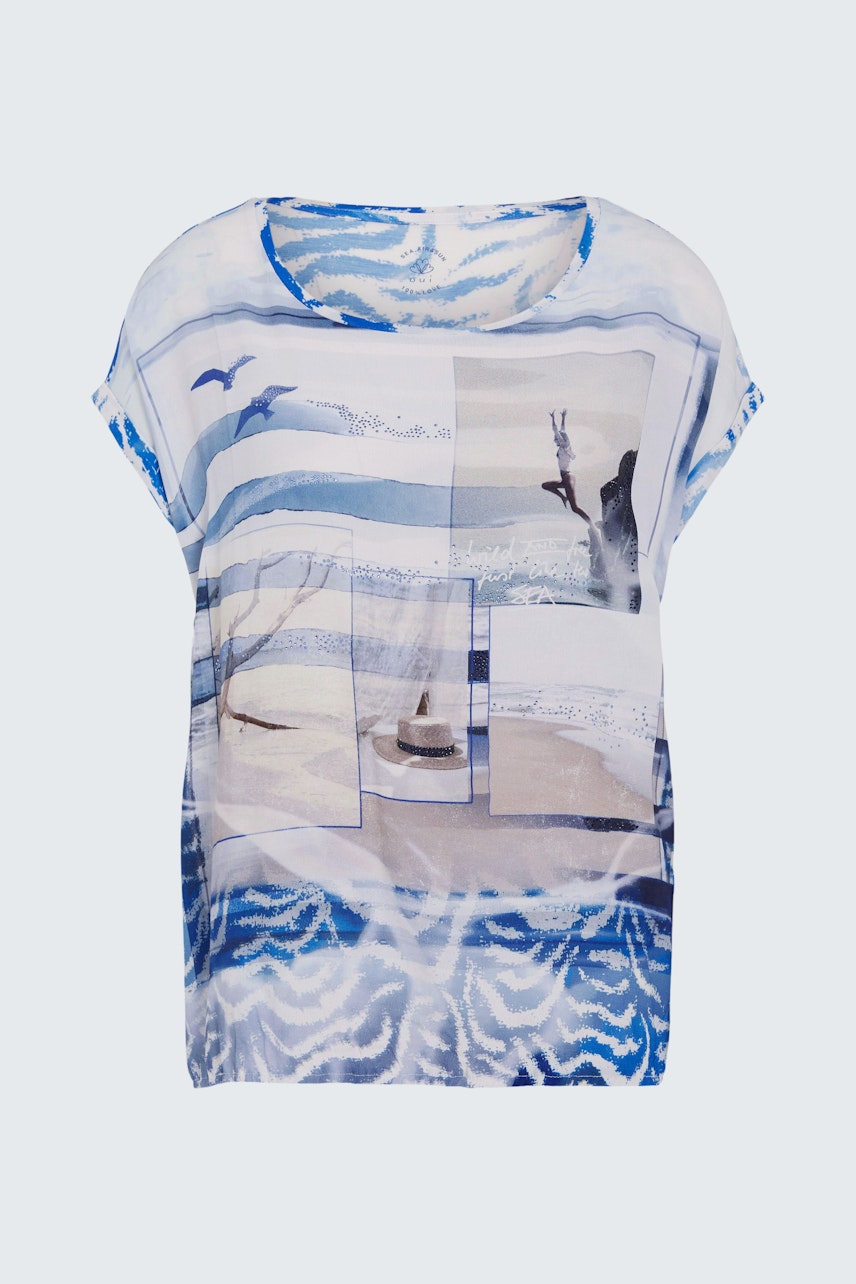 Bild 8 von Blusenshirt - white blue in white blue | Oui