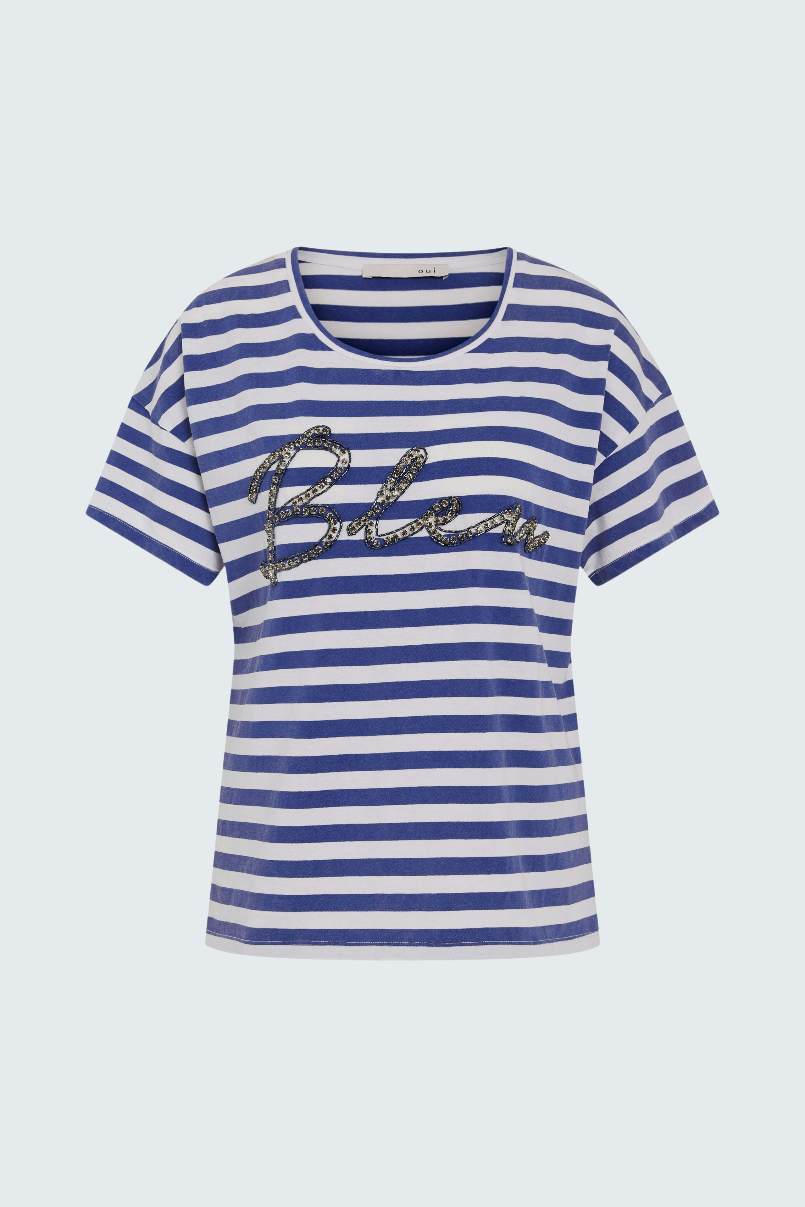 Bild 8 von T-Shirt - white blue in white blue | Oui
