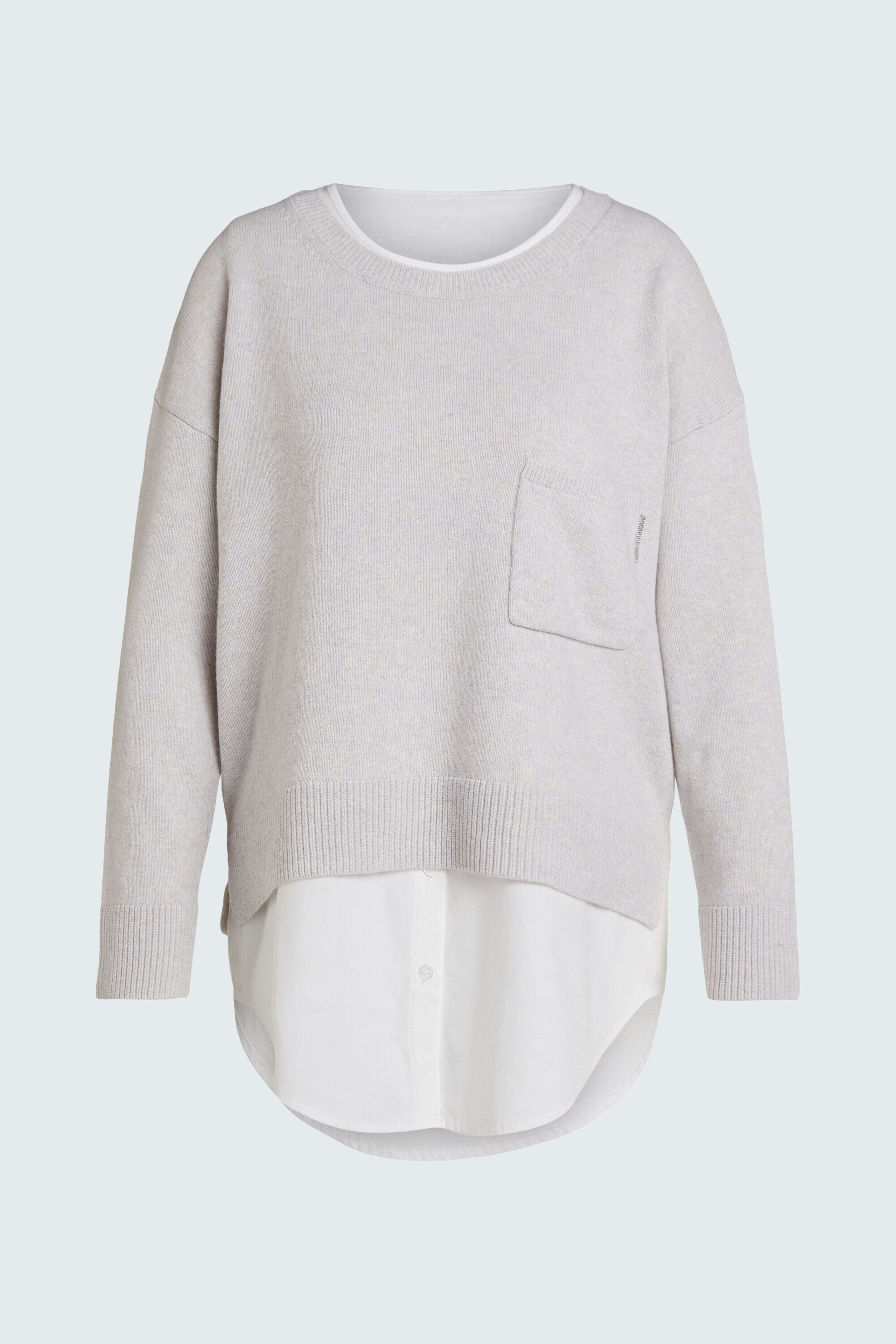 Bild 8 von Pullover - offwhite melang in offwhite melang | Oui