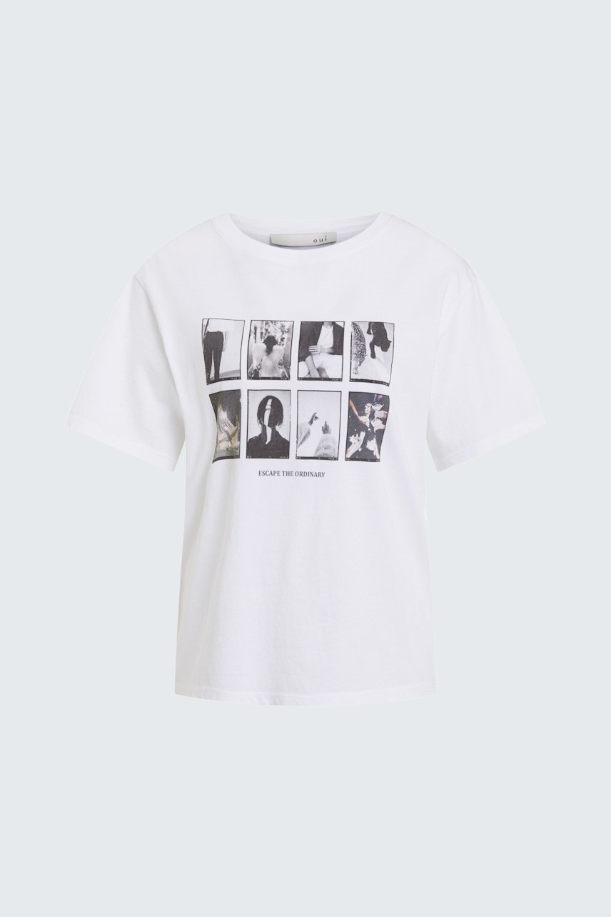 Bild 8 von T-shirt - bright white in bright white | Oui