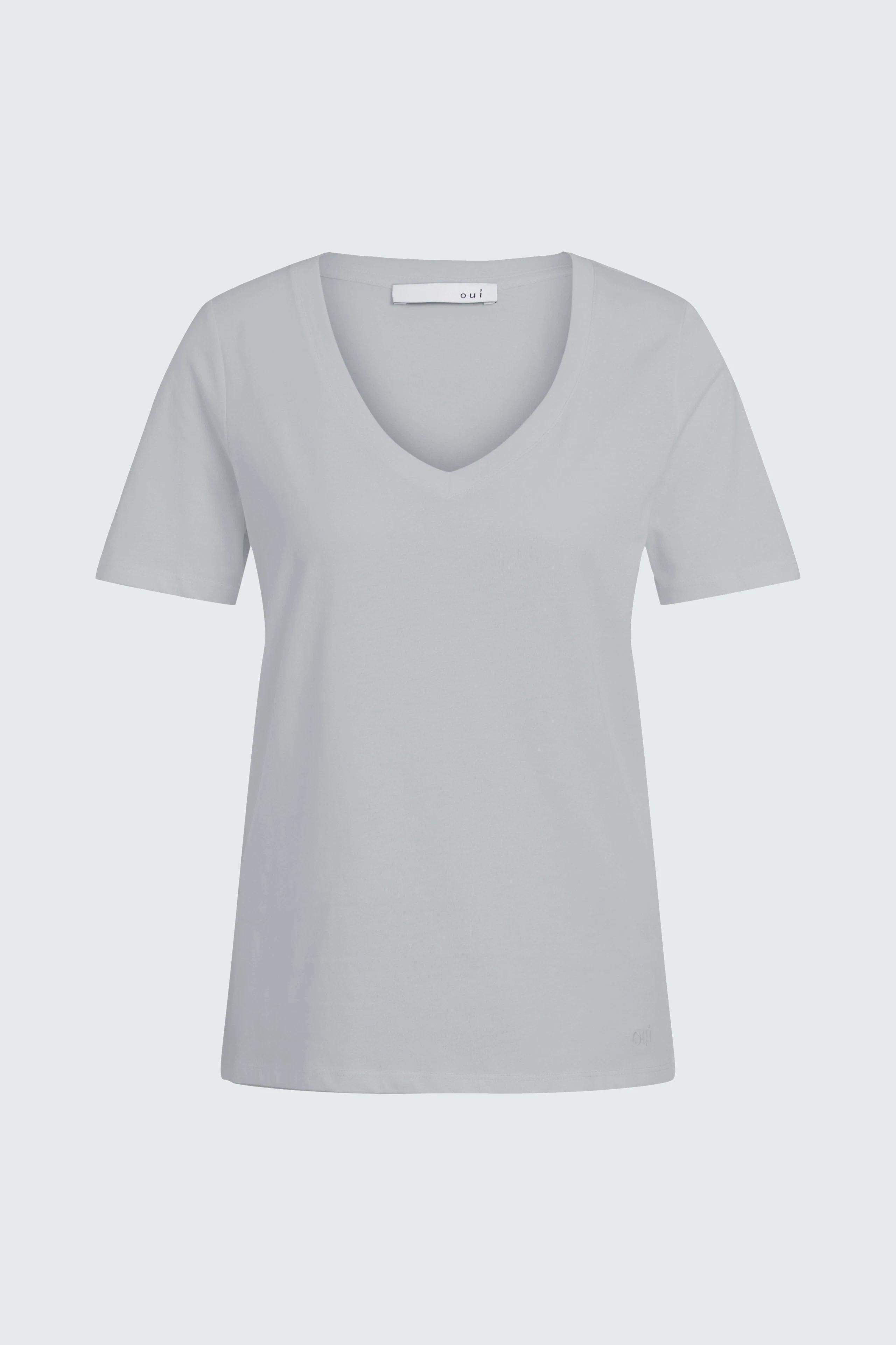 Image 8 of CARLI Essential Shirt - light grey in light grey | Oui