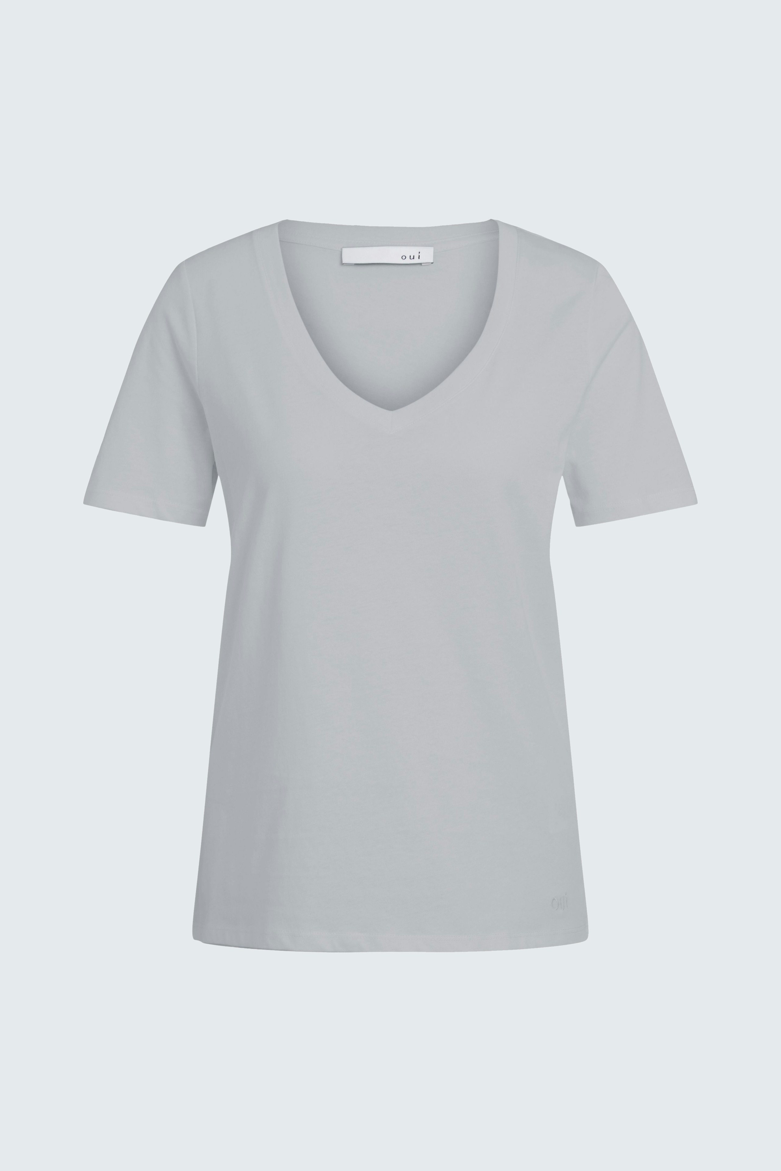 Bild 8 von CARLI Essential shirt - light grey in light grey | Oui
