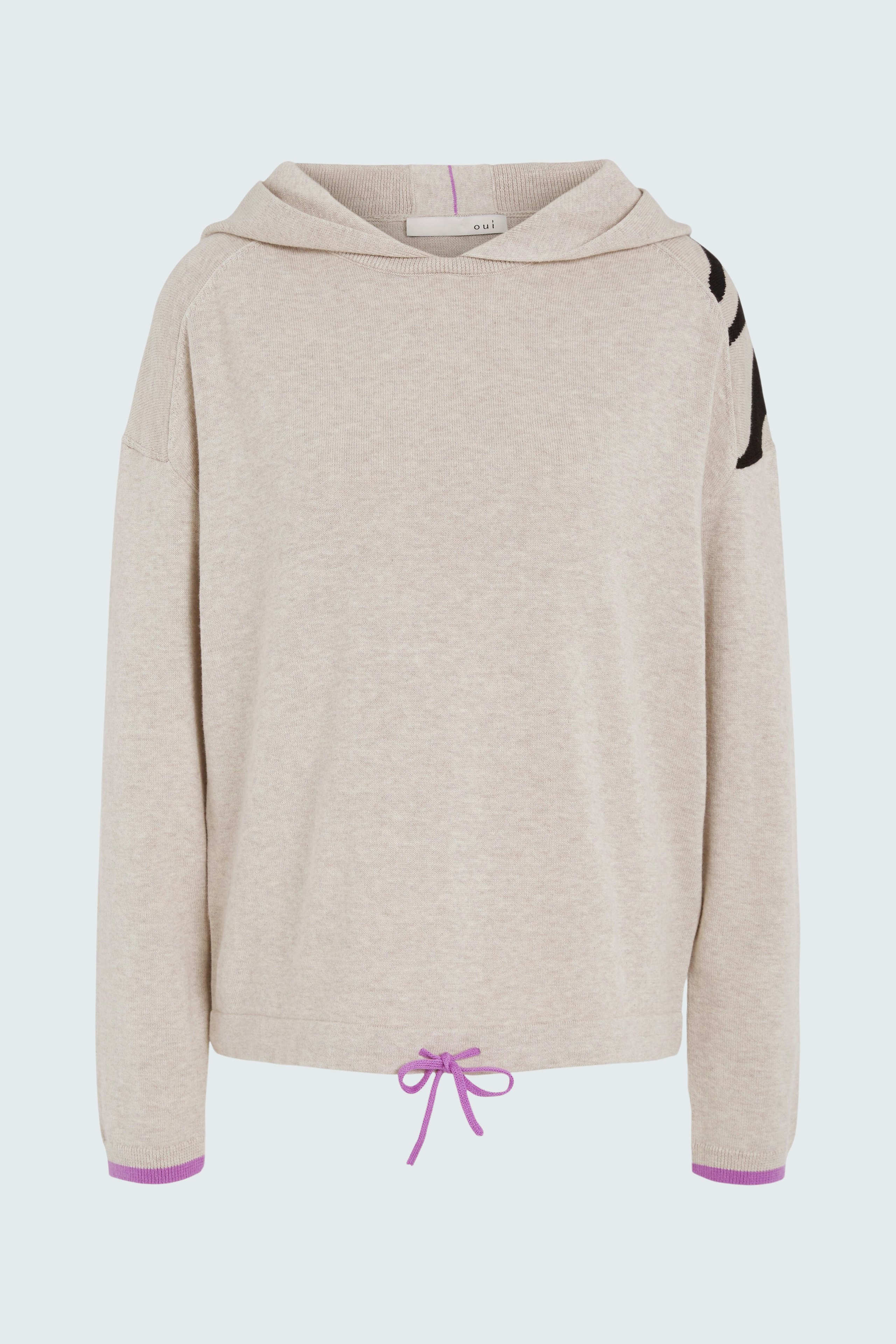 Bild 8 von Strickhoodie - light stone violet in light stone violet | Oui