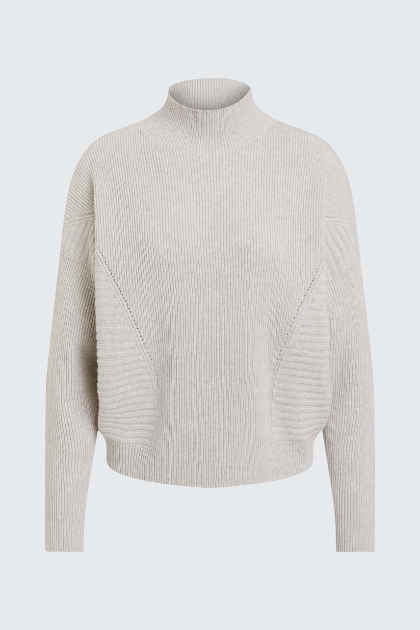 Bild 6 von Knitted pullover - offwhite melang in offwhite melang | Oui
