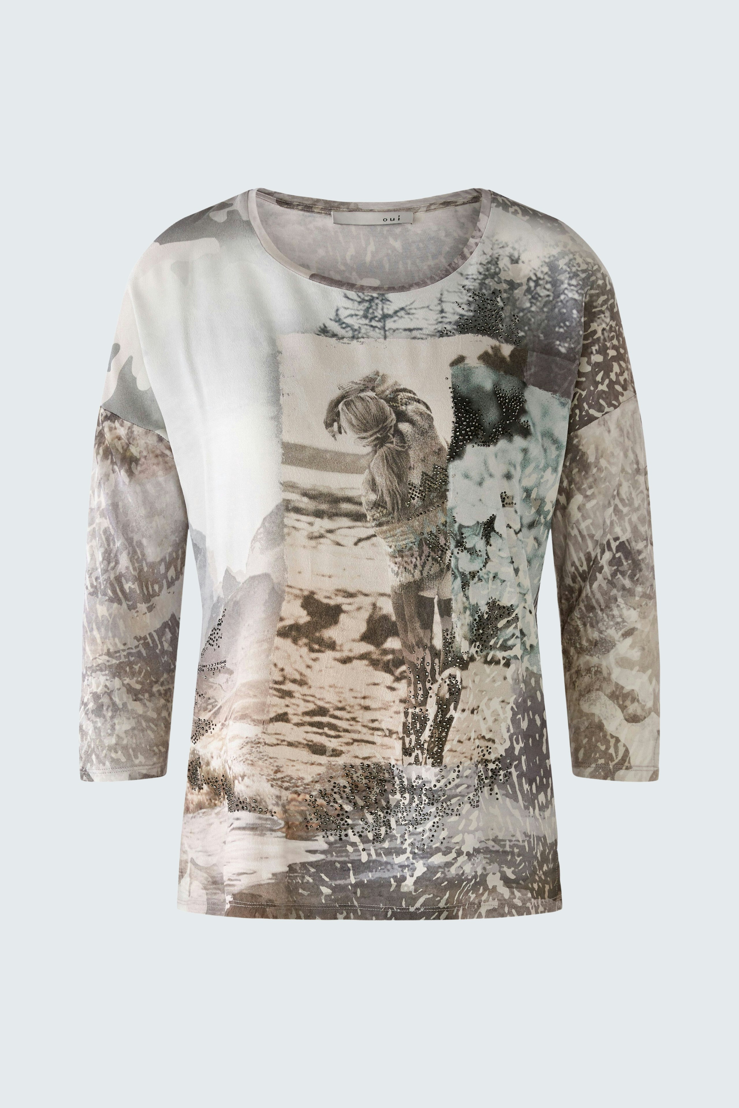 Bild 8 von Blouse shirt - light camel green in light camel green | Oui