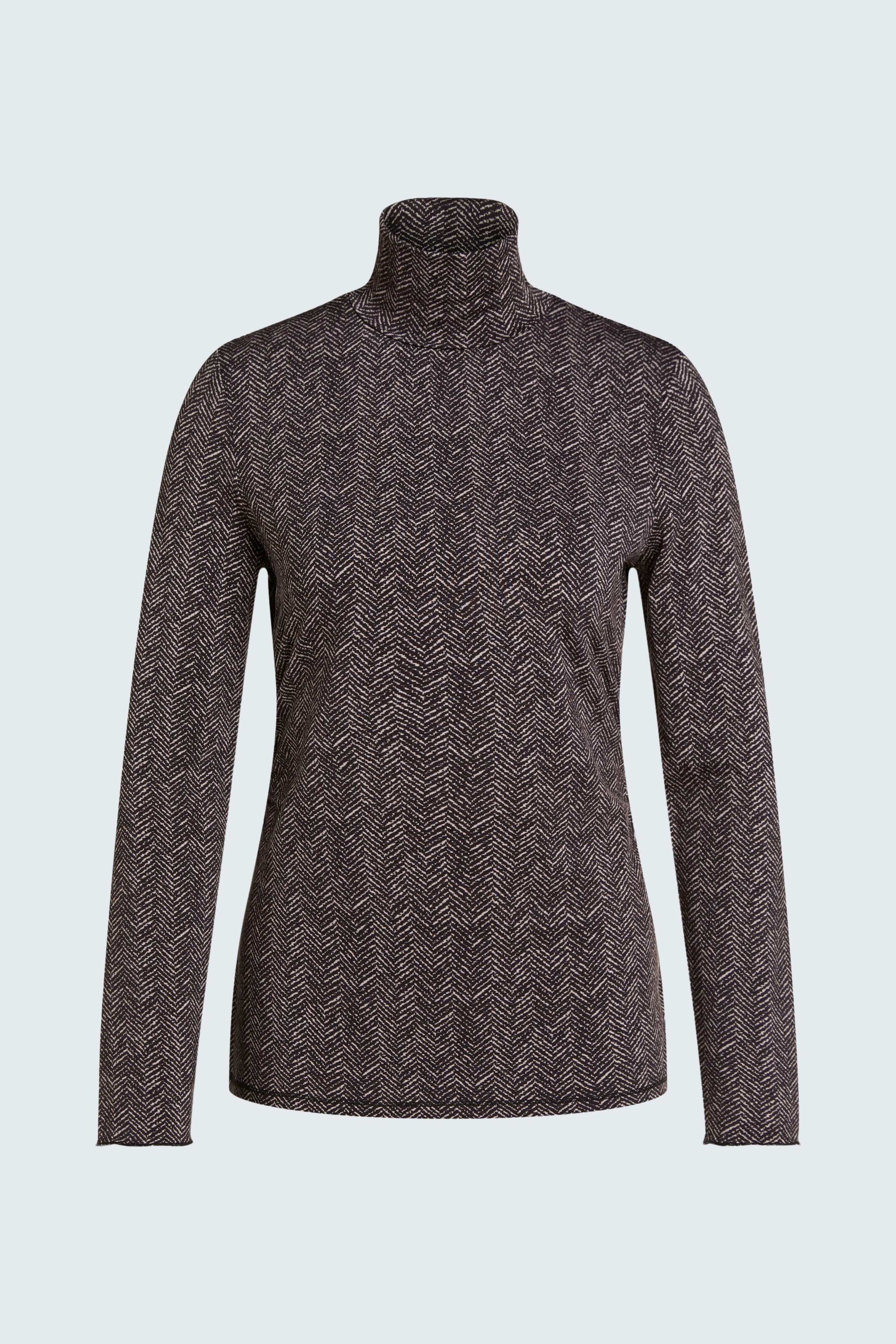 Bild 7 von Long-sleeved shirt - offwhite black in offwhite black | Oui