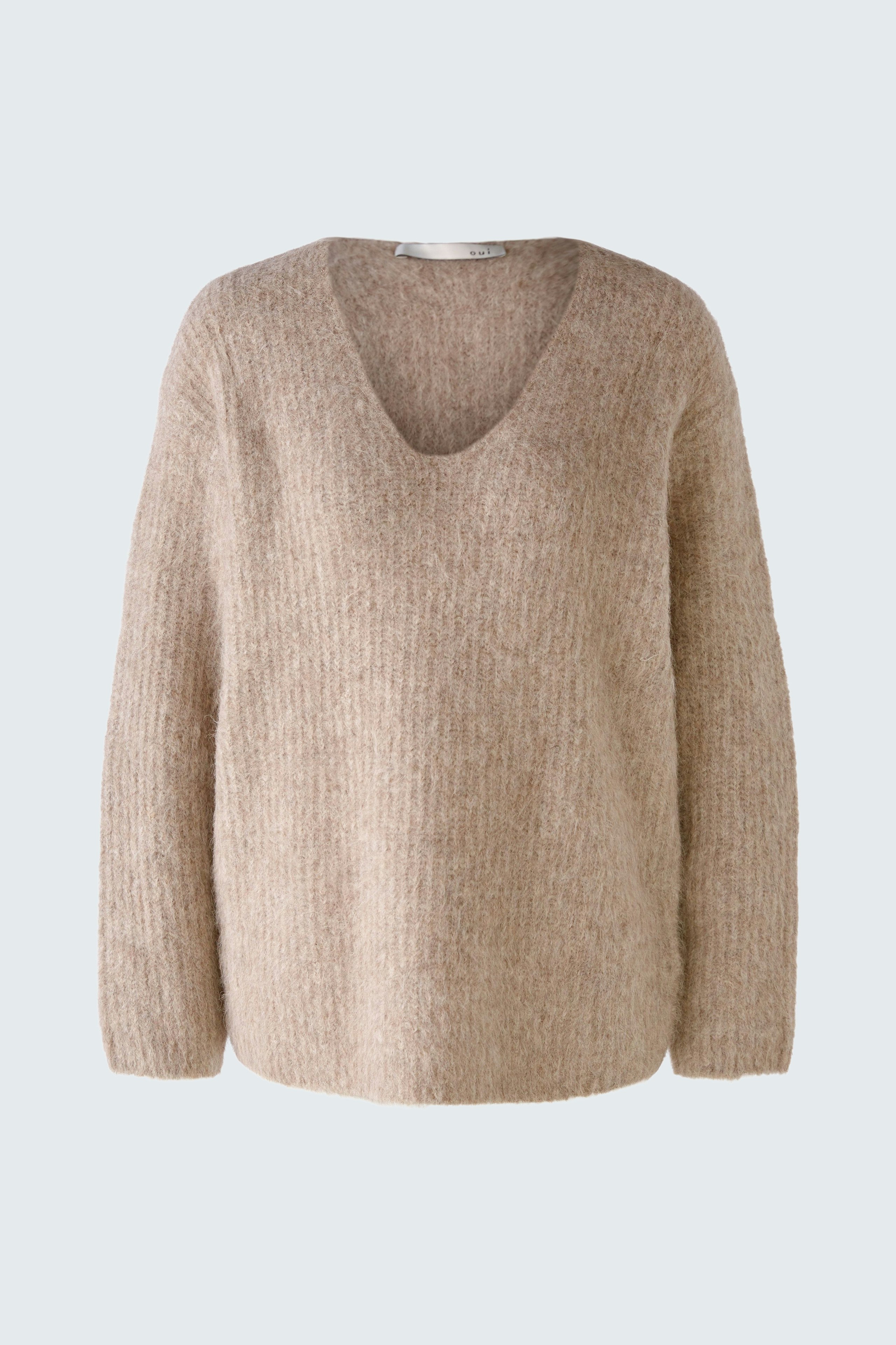 Bild 7 von Strickpullover - Taupe Melange in Taupe Melange | Oui