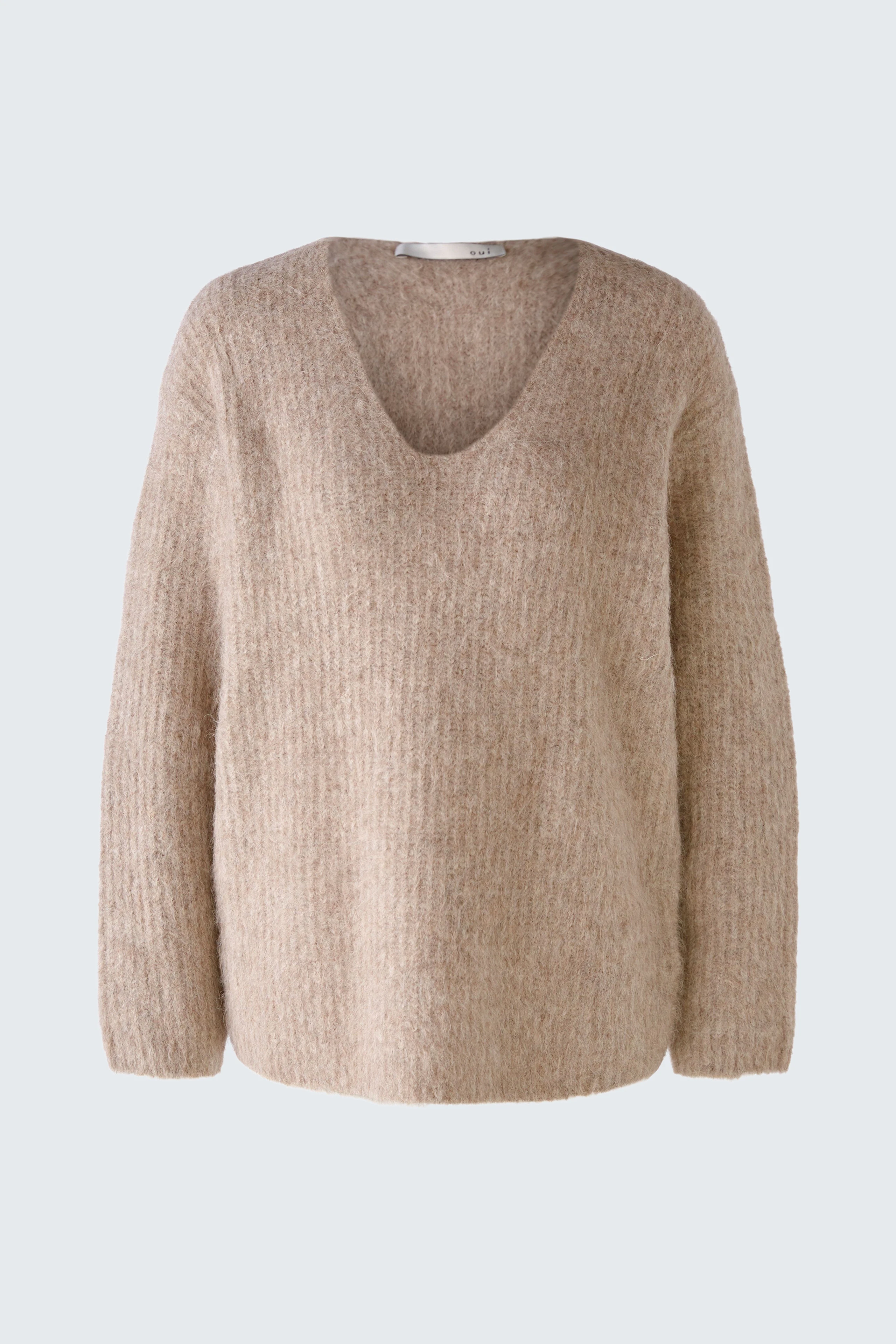 Bild 7 von Strickpullover - Taupe Melange in Taupe Melange | Oui