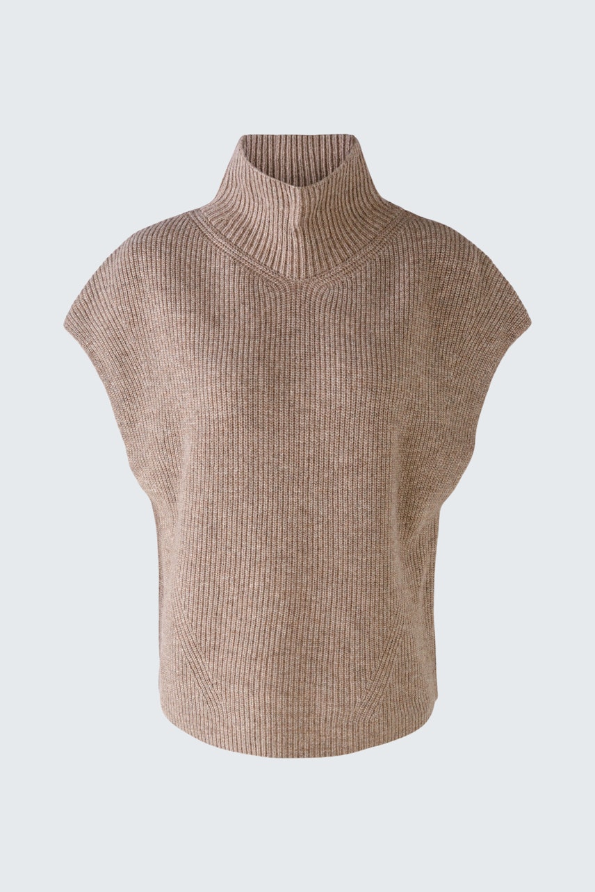 Bild 8 von Pullunder - Taupe Melange in Taupe Melange | Oui
