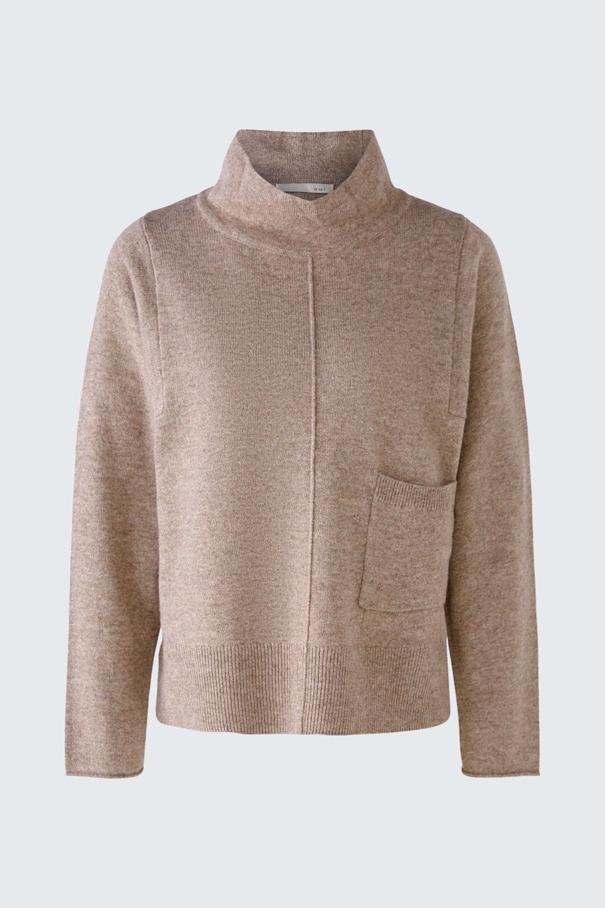 Bild 6 von Strickpullover - Taupe Melange in Taupe Melange | Oui