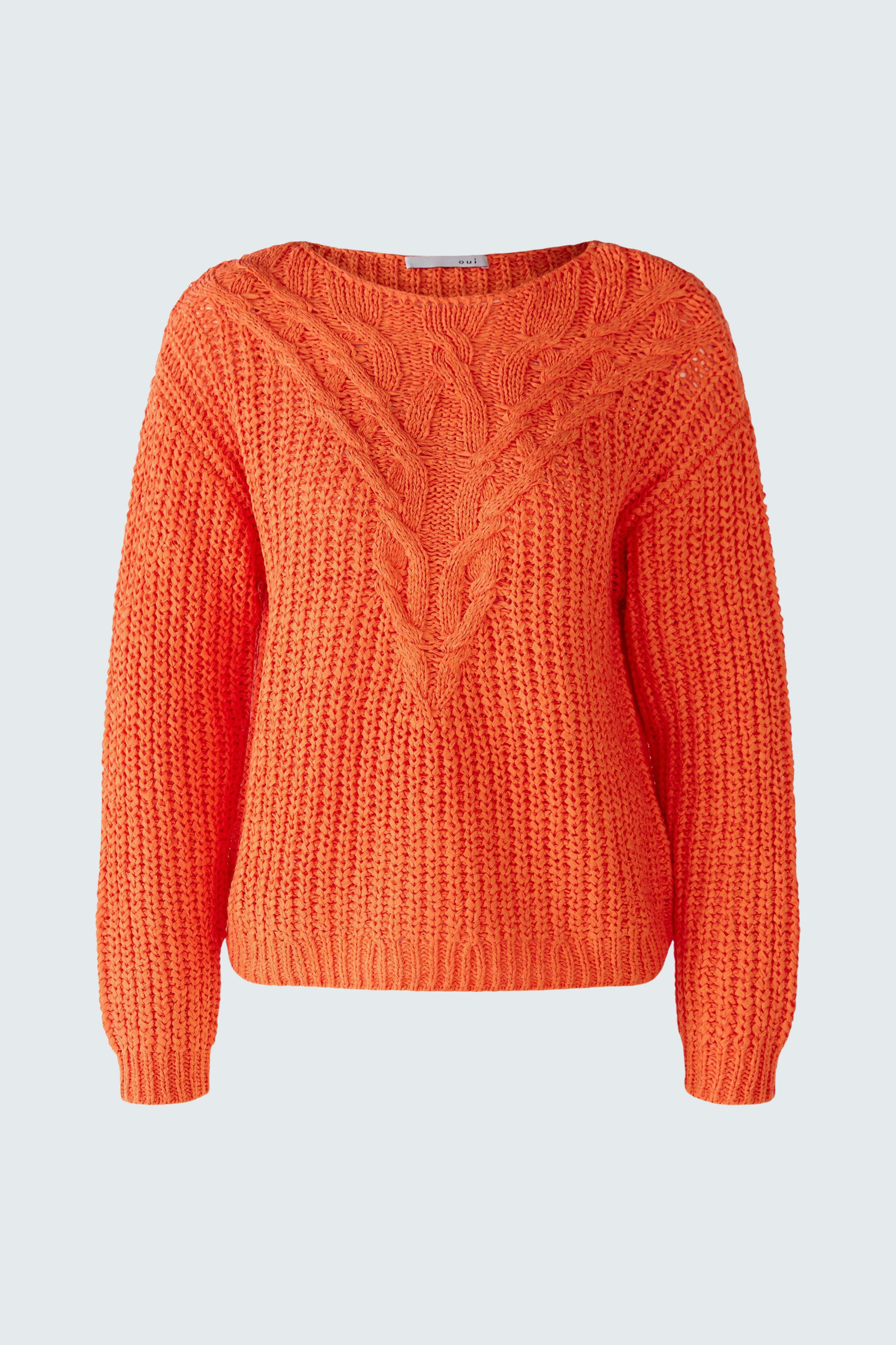 Bild 1 von Pullover - vermillion orange in vermillion orange | Oui