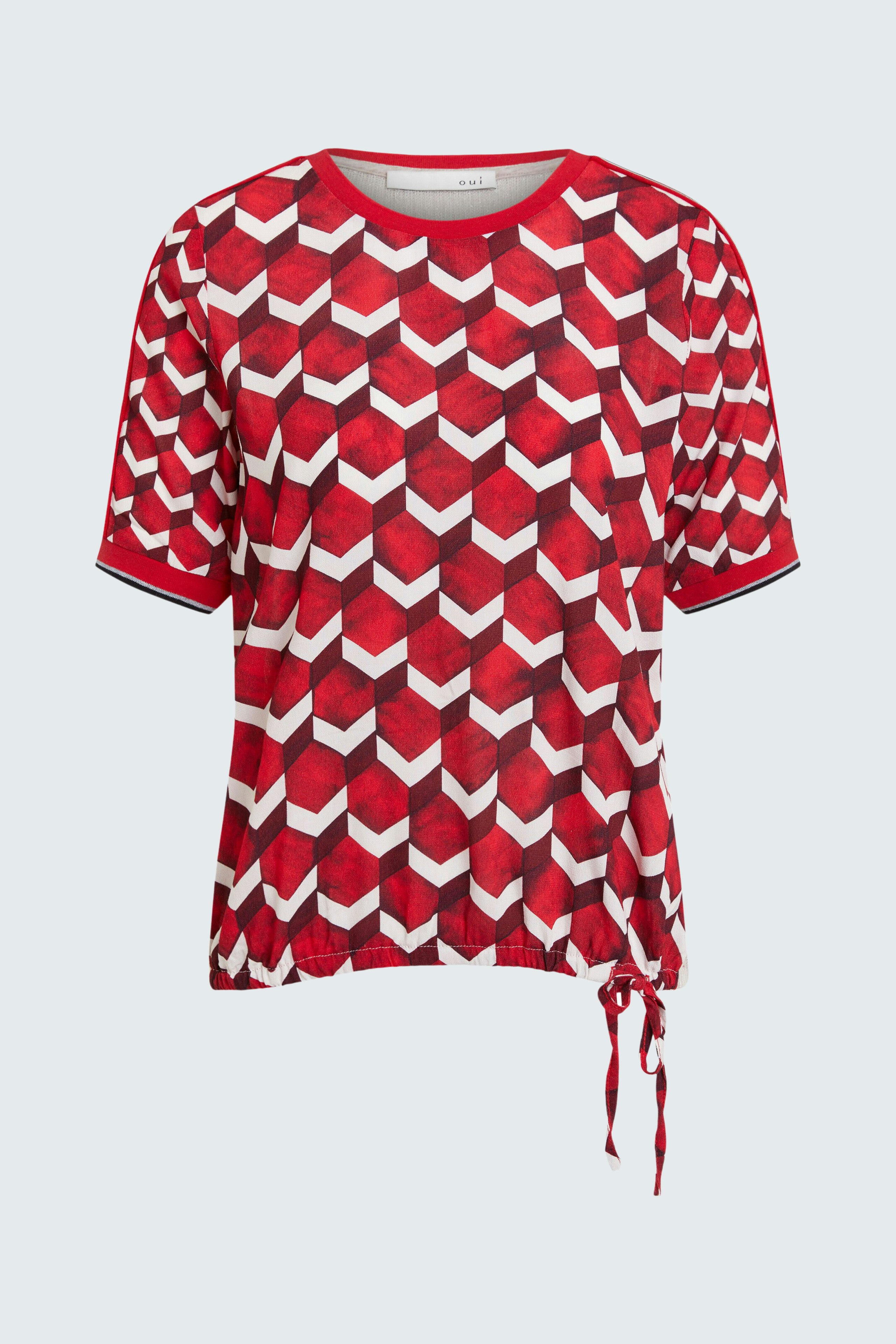 Bild 8 von T-shirt - red white in red white | Oui