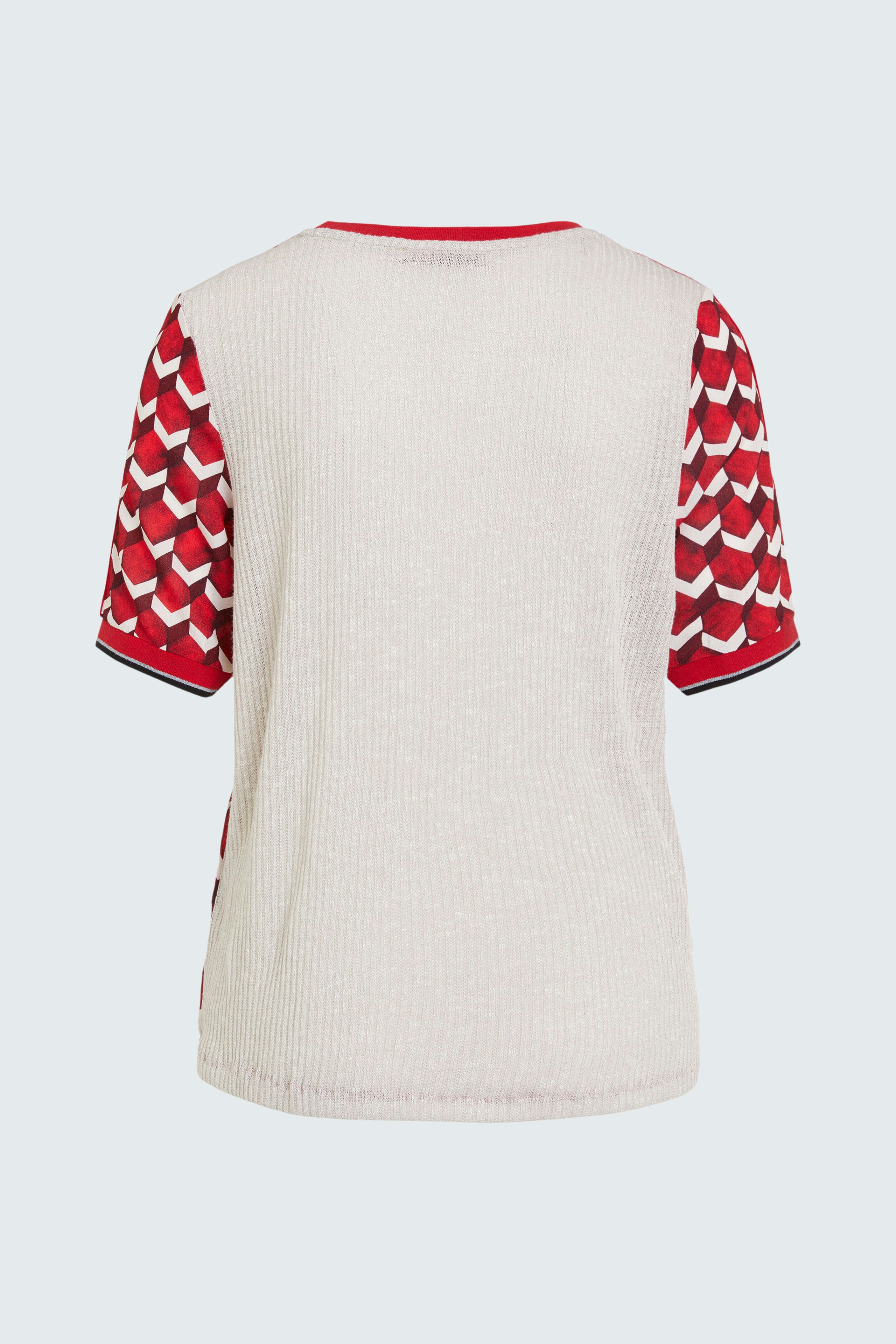 Bild 9 von T-shirt - red white in red white | Oui